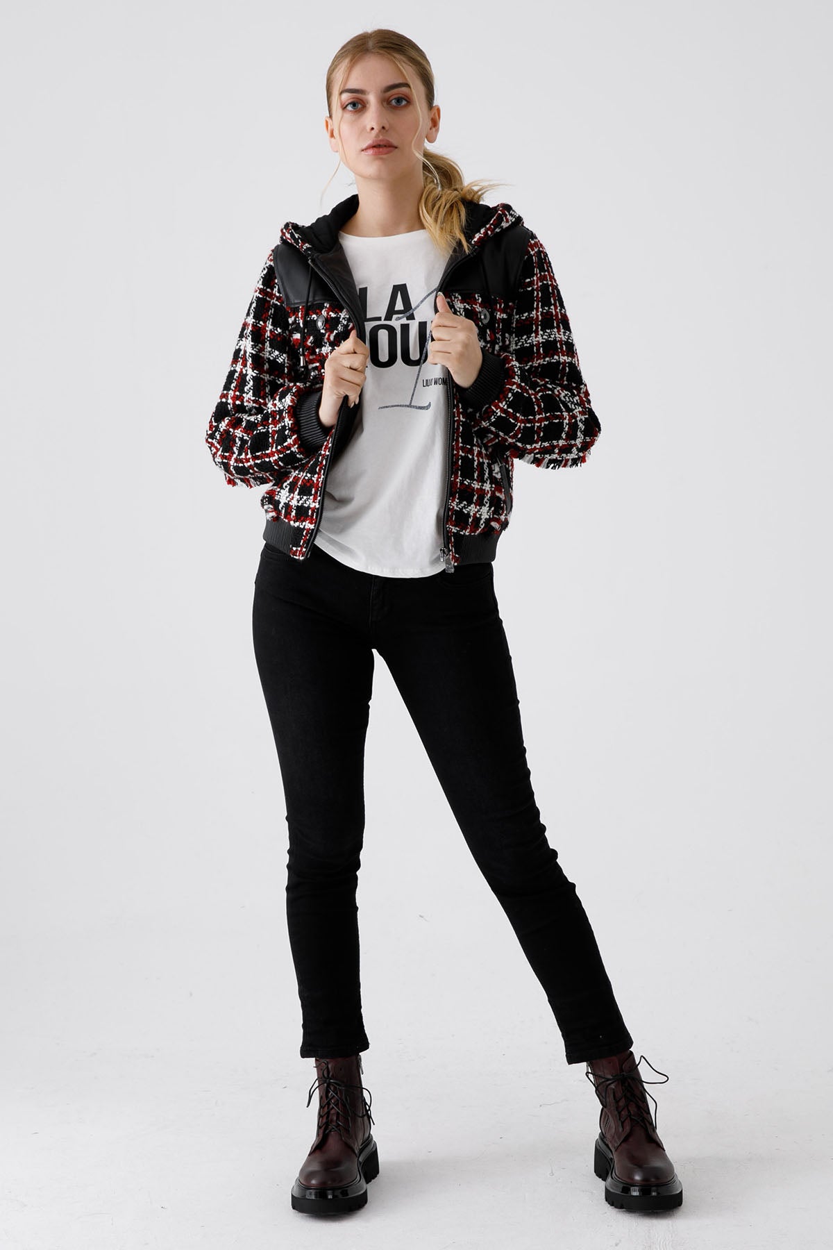 Liu Jo Piye Dö Pul Ceket-Libas Trendy Fashion Store