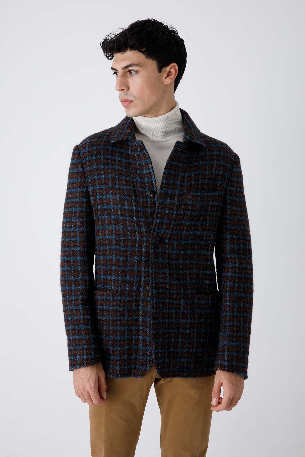 The Gigi Carmel Kareli Yün Ceket-Libas Trendy Fashion Store