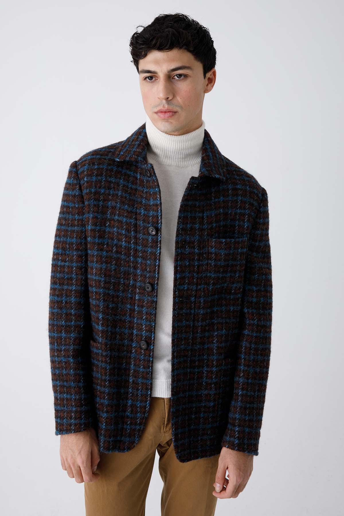 The Gigi Carmel Kareli Yün Ceket-Libas Trendy Fashion Store