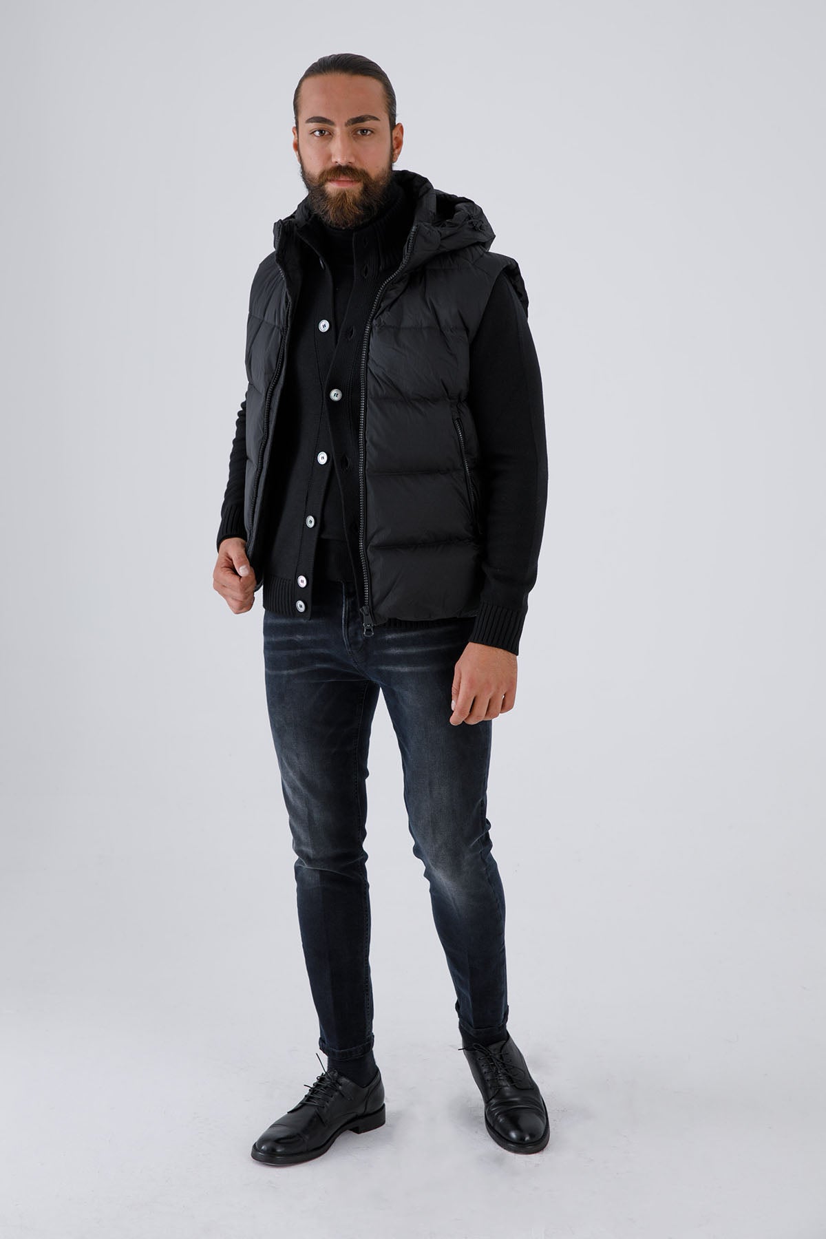 Hetrego Arthur Kapüşonlu Puffer Yelek-Libas Trendy Fashion Store