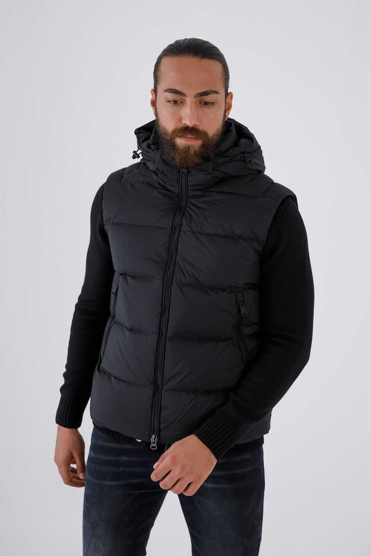 Hetrego Arthur Kapüşonlu Puffer Yelek-Libas Trendy Fashion Store