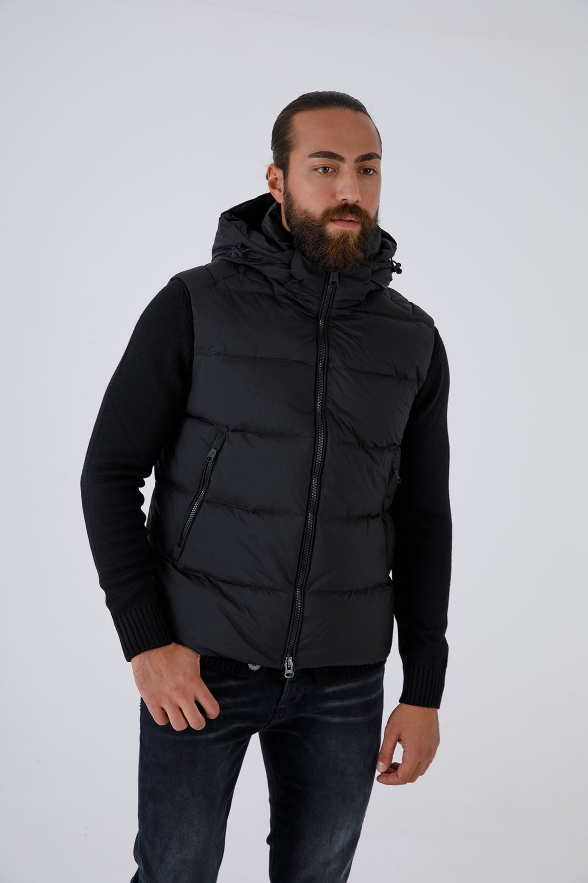 Hetrego Arthur Kapüşonlu Puffer Yelek-Libas Trendy Fashion Store