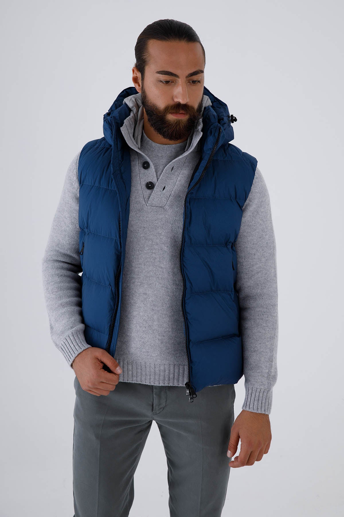 Hetrego Arthur Kapüşonlu Puffer Yelek-Libas Trendy Fashion Store