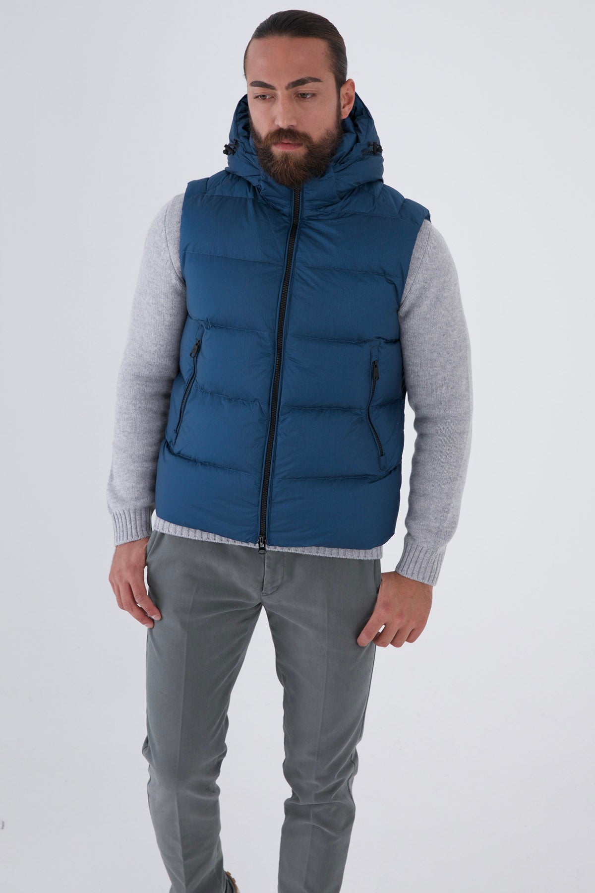 Hetrego Arthur Kapüşonlu Puffer Yelek-Libas Trendy Fashion Store