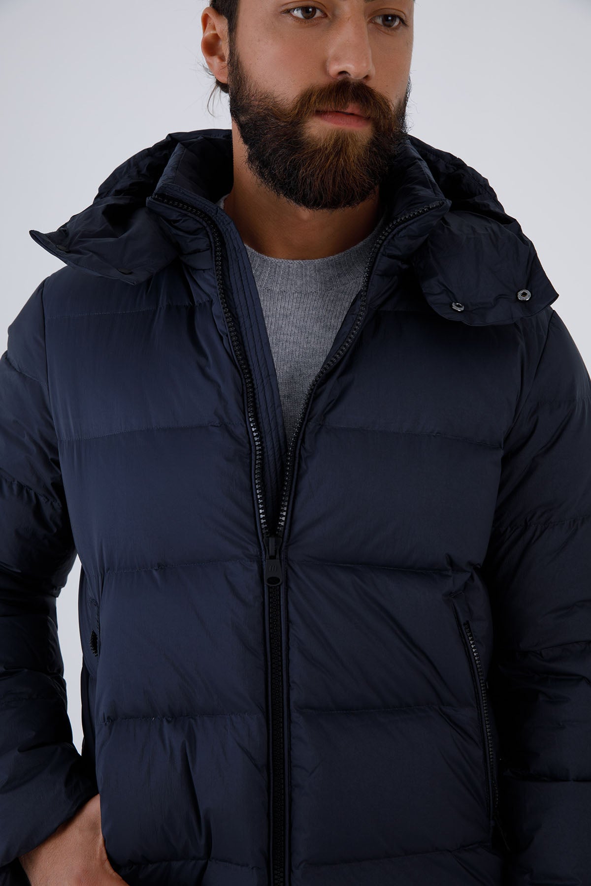 Hetrego Eddie Kapüşonlu Puffer Mont-Libas Trendy Fashion Store