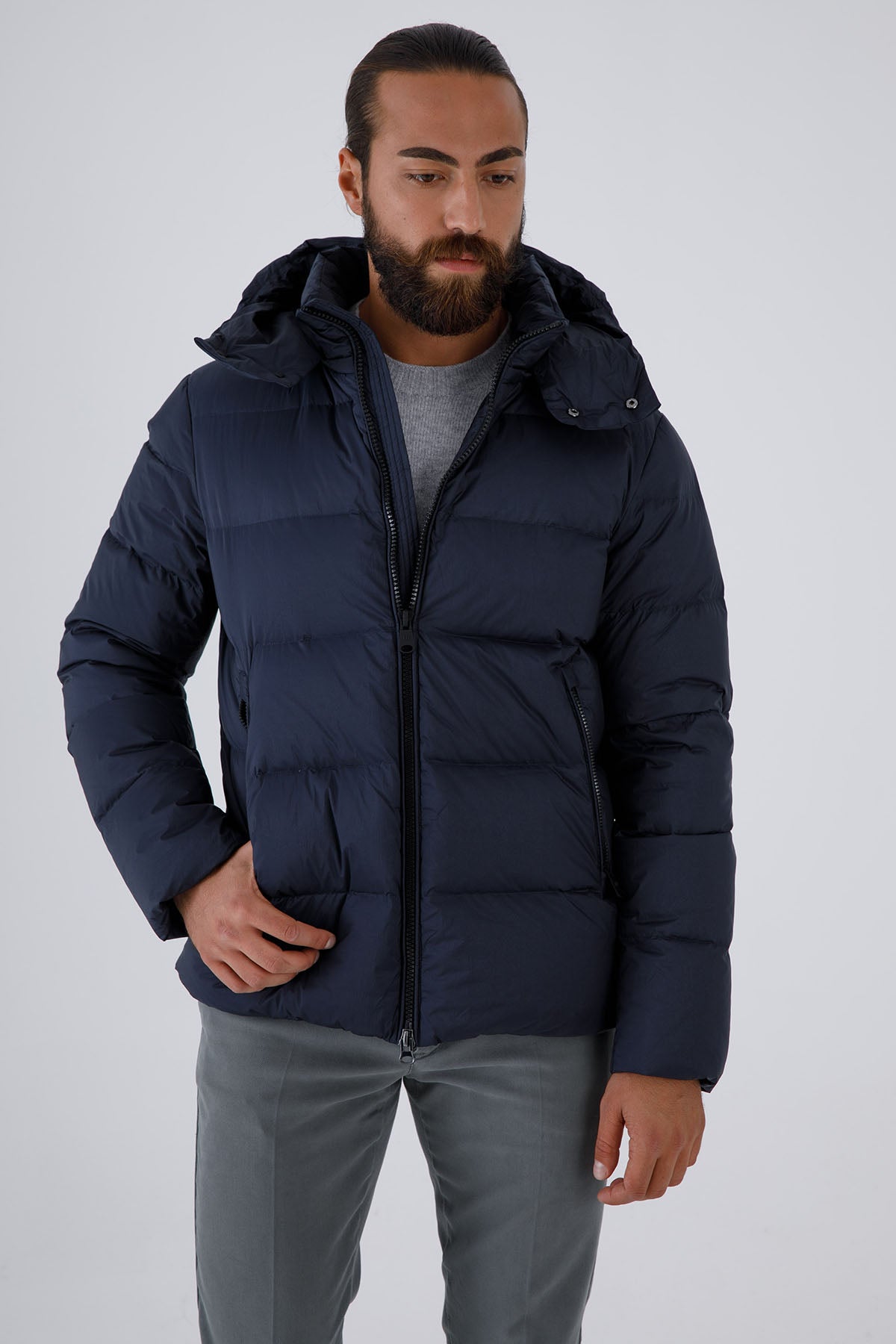 Hetrego Eddie Kapüşonlu Puffer Mont-Libas Trendy Fashion Store