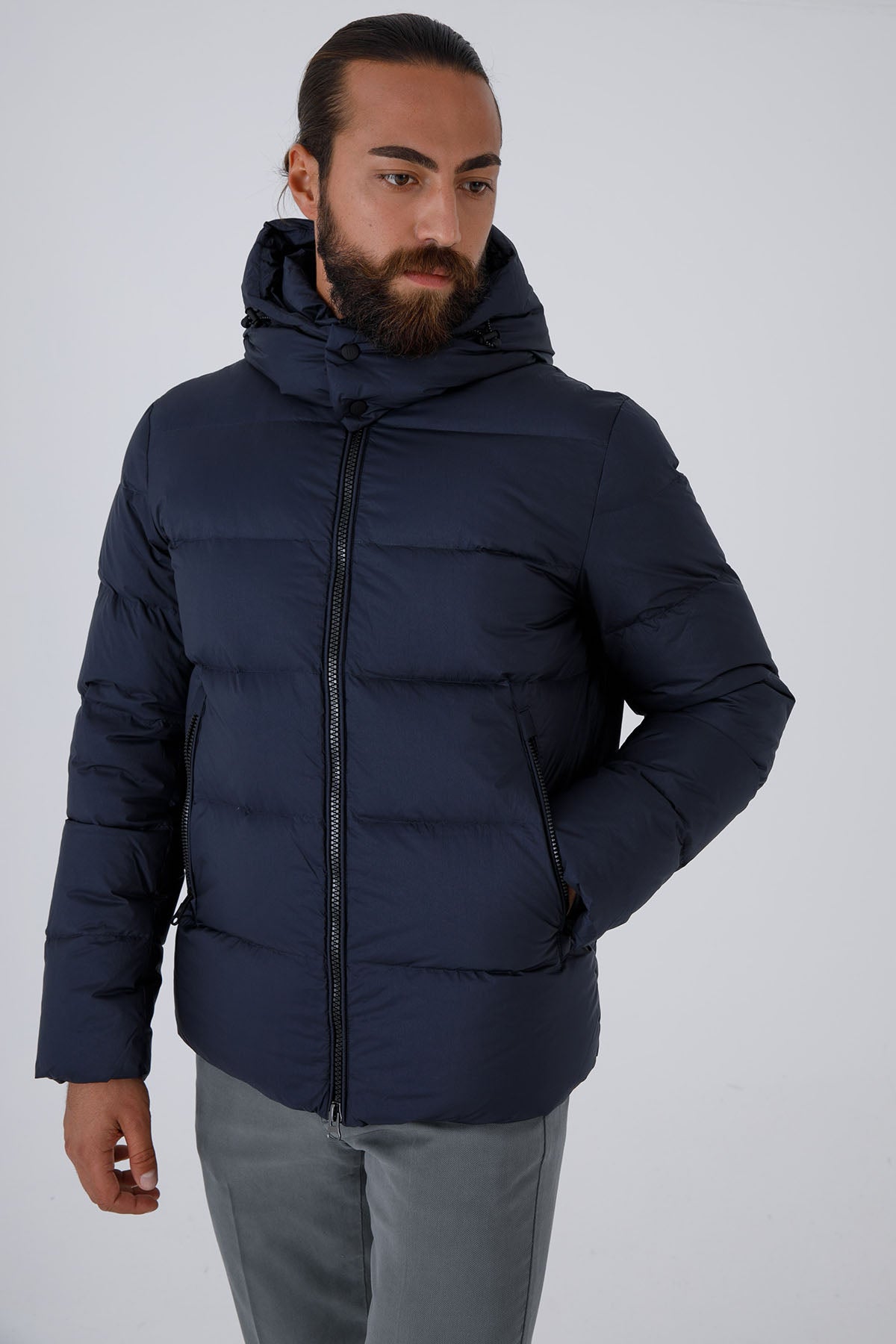 Hetrego Eddie Kapüşonlu Puffer Mont-Libas Trendy Fashion Store