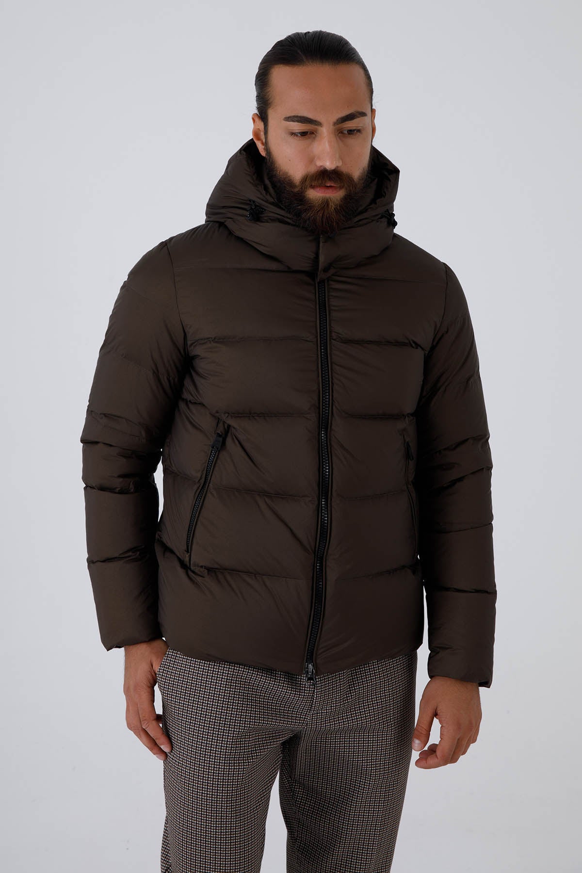 Hetrego Eddie Kapüşonlu Puffer Mont-Libas Trendy Fashion Store