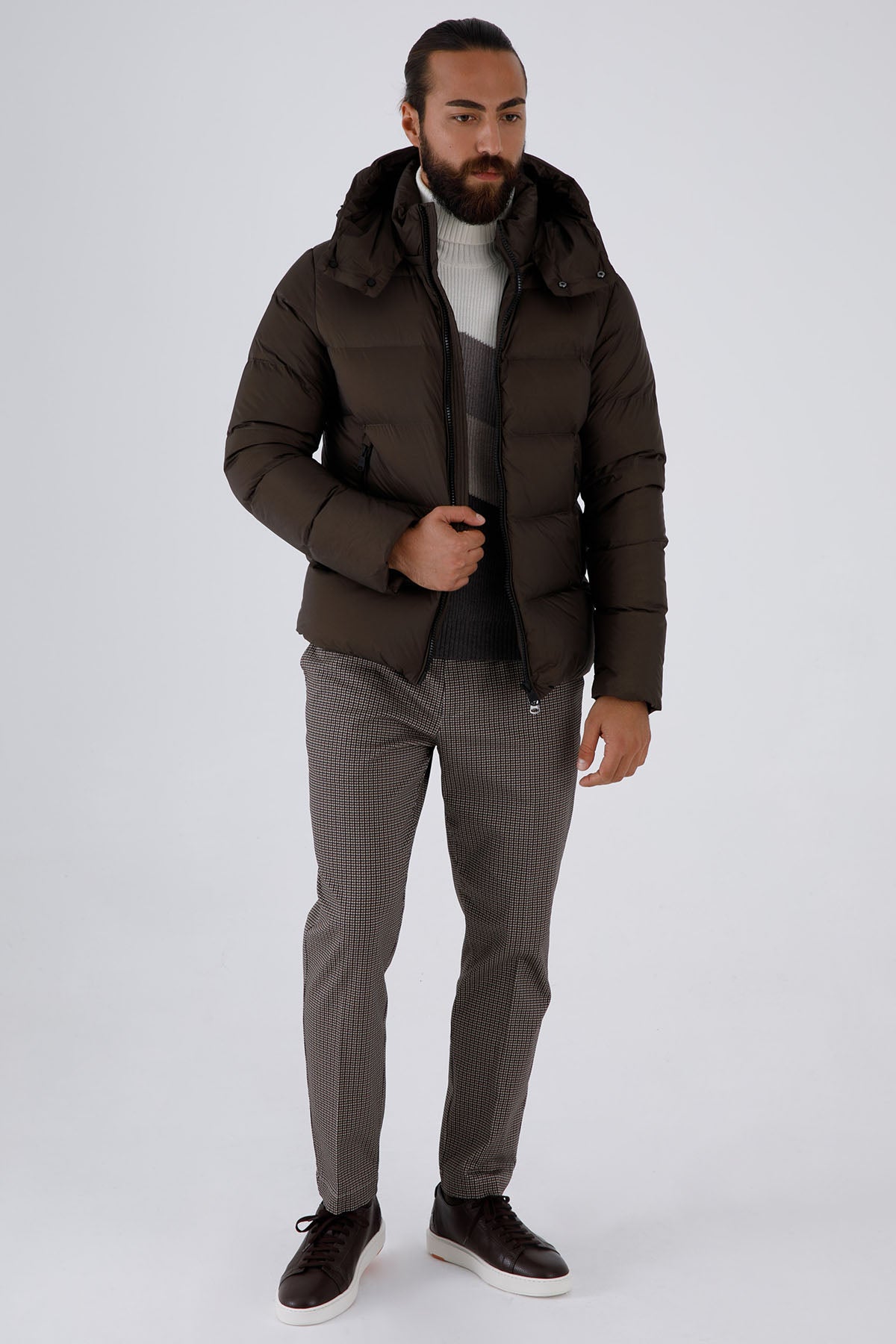 Hetrego Eddie Kapüşonlu Puffer Mont-Libas Trendy Fashion Store