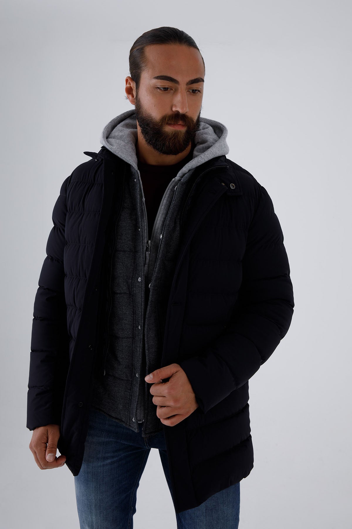 Hetrego Urban Demonte İç Yelekli Puffer Mont-Libas Trendy Fashion Store