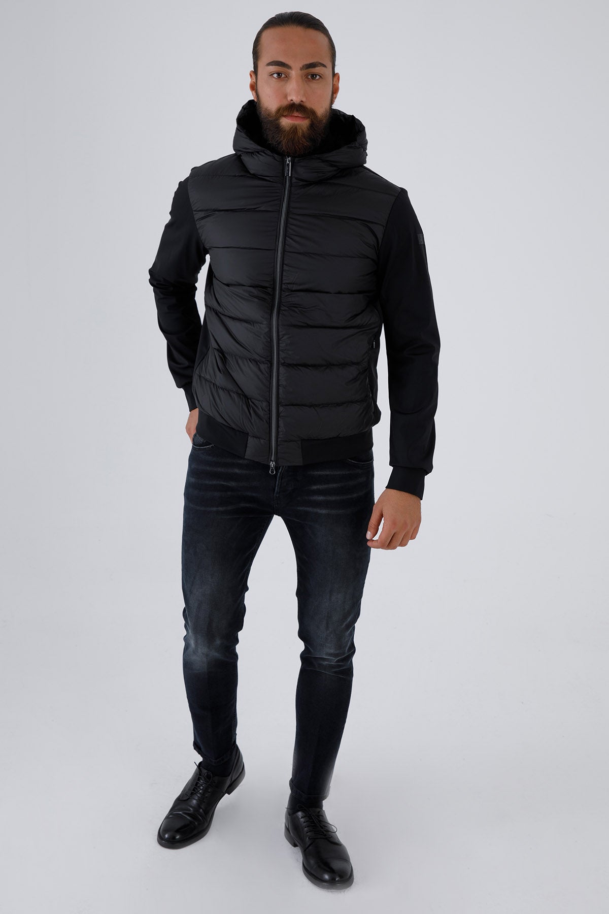 Hetrego Peter Kapüşonlu Puffer İnce Mont-Libas Trendy Fashion Store