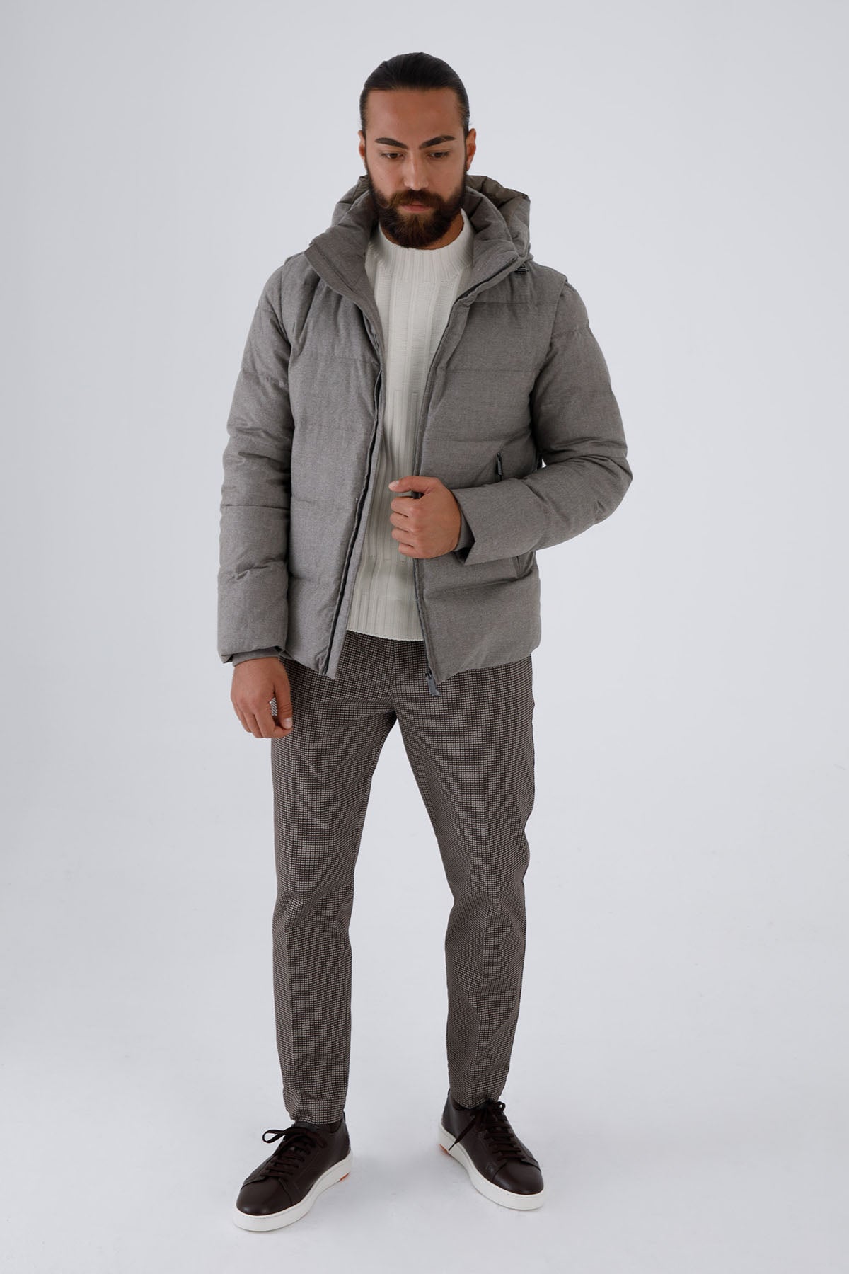 Hetrego Brian Demonte Kollu Puffer Mont-Libas Trendy Fashion Store