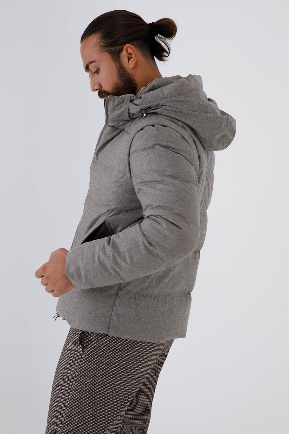 Hetrego Brian Demonte Kollu Puffer Mont-Libas Trendy Fashion Store