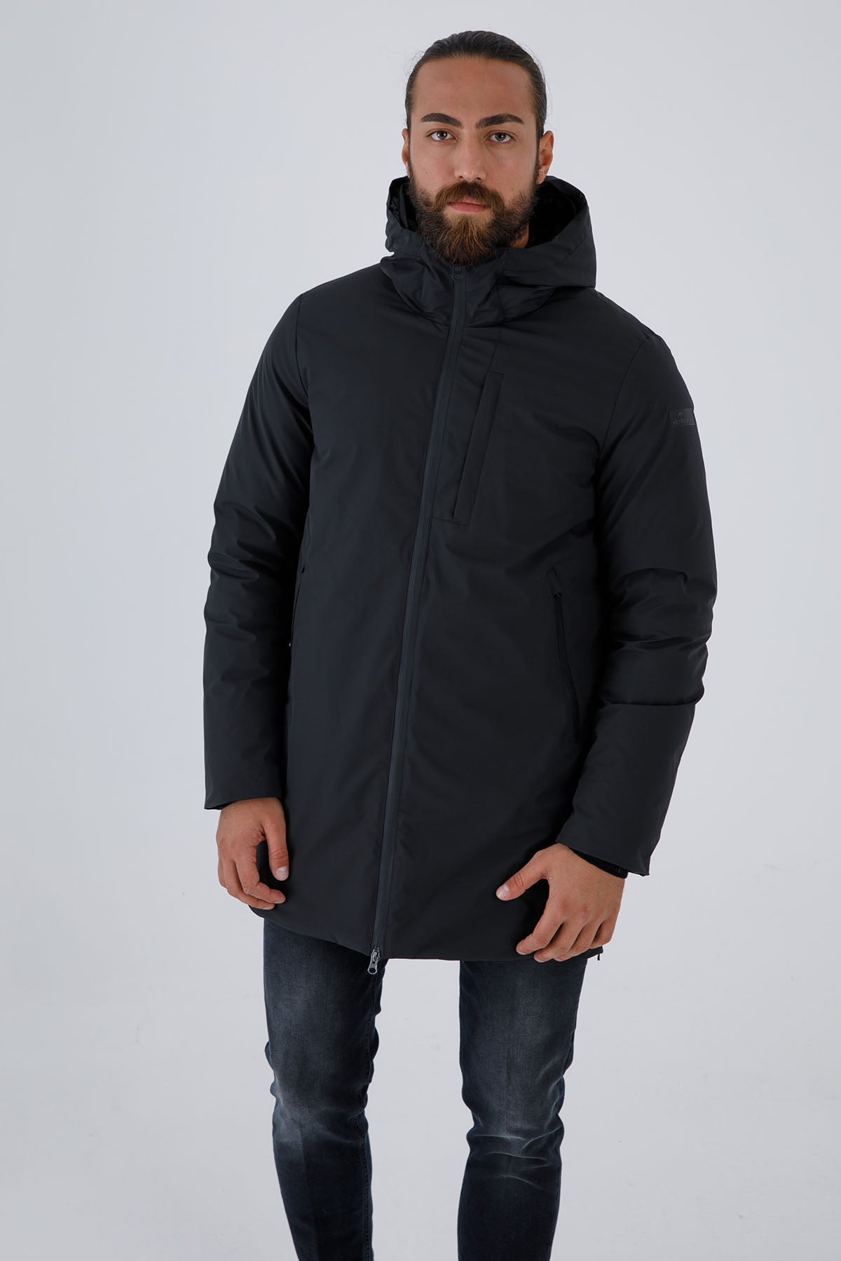 Hetrego Larry Puffer Kombinasyonlu Kapüşonlu Mont-Libas Trendy Fashion Store