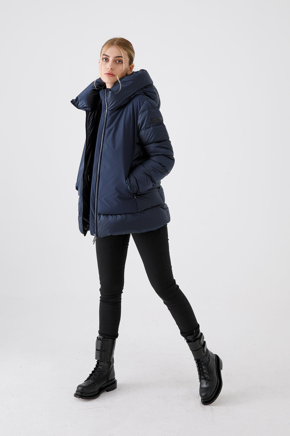 Hetrego Judie Puffer Kombinasyonlu Tekno Streç Mont-Libas Trendy Fashion Store