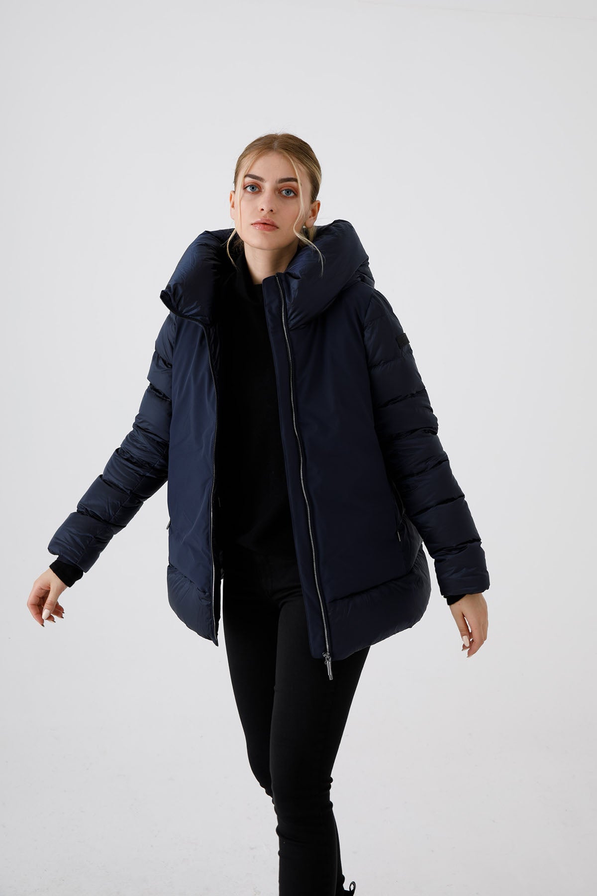 Hetrego Judie Puffer Kombinasyonlu Tekno Streç Mont-Libas Trendy Fashion Store