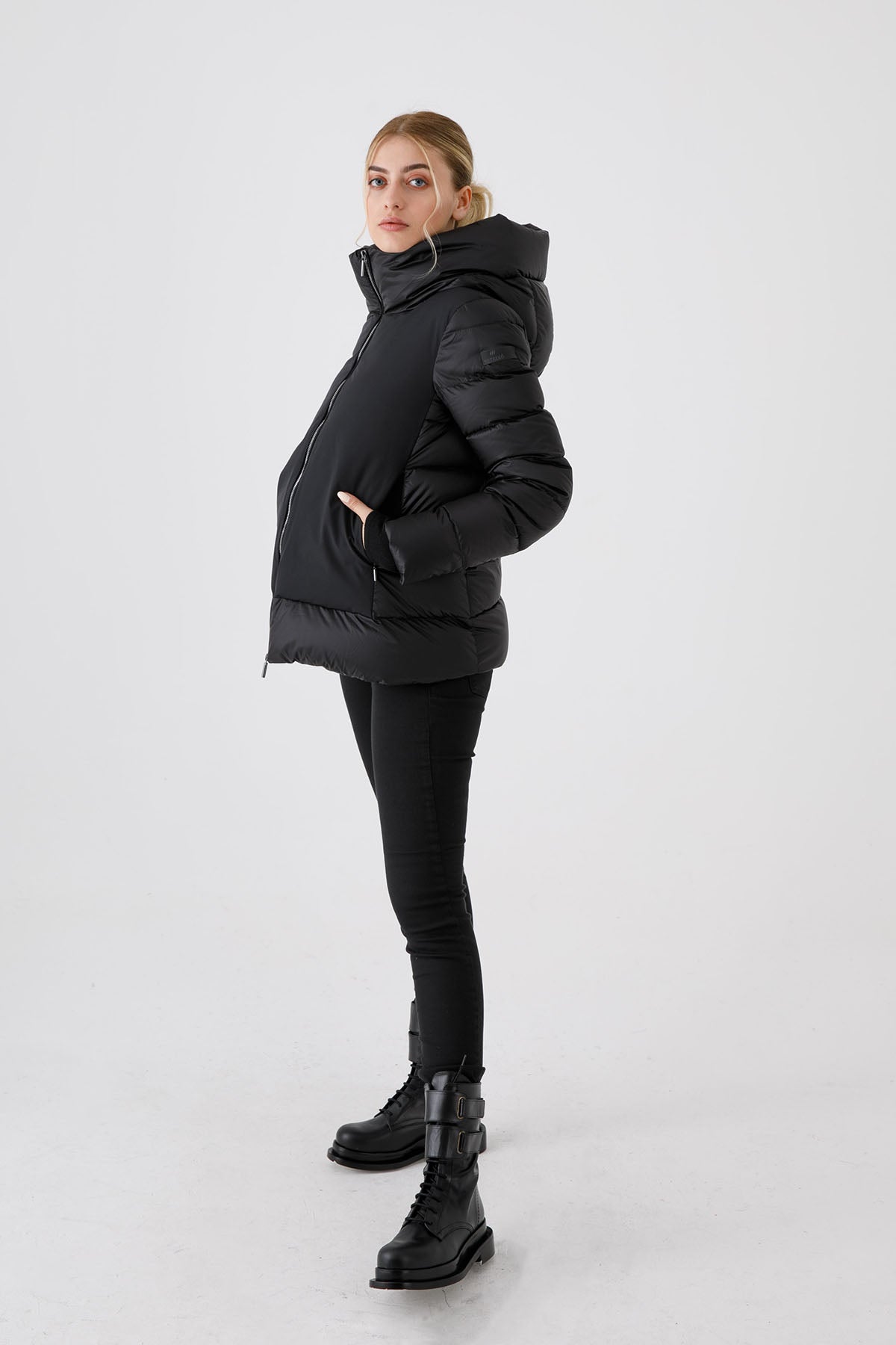 Hetrego Judie Puffer Kombinasyonlu Tekno Streç Mont-Libas Trendy Fashion Store