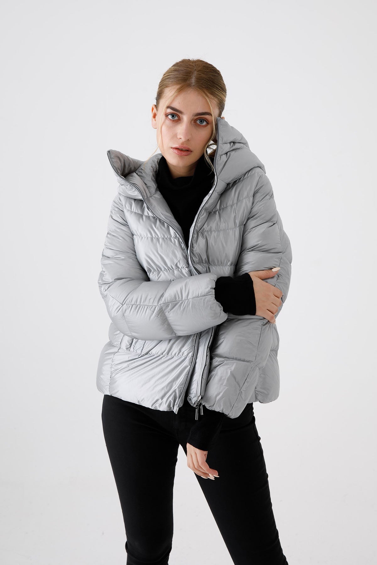Hetrego Dafne Yüksek Yaka Puffer Mont-Libas Trendy Fashion Store