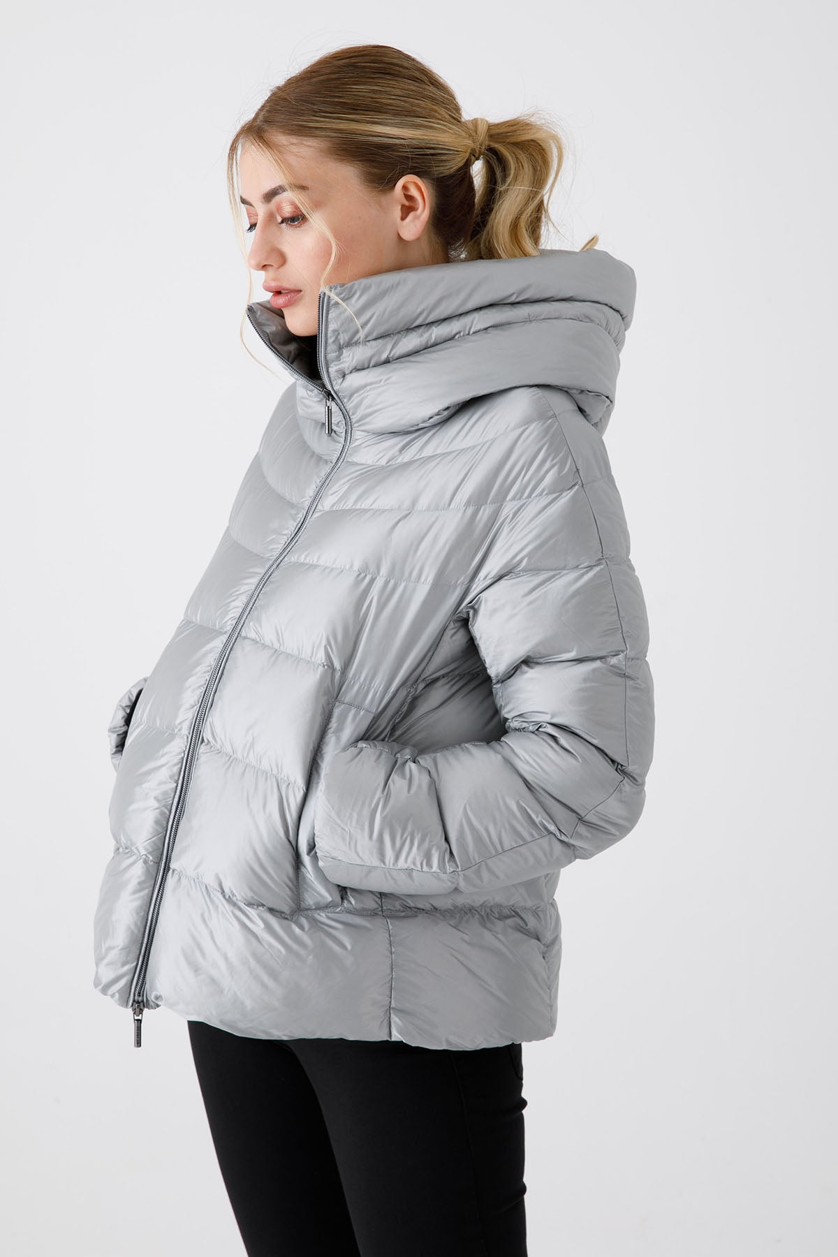 Hetrego Dafne Yüksek Yaka Puffer Mont-Libas Trendy Fashion Store