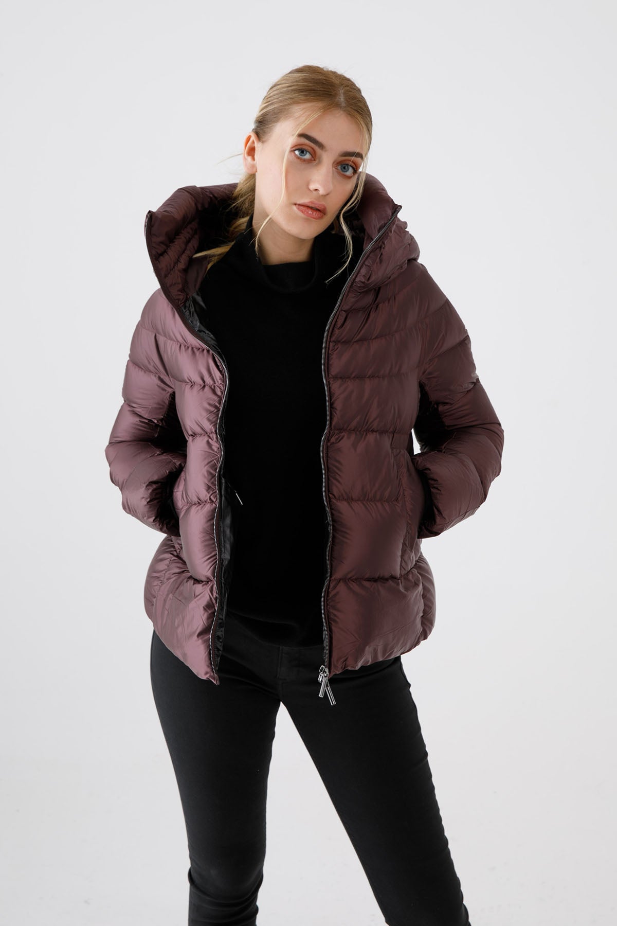 Hetrego Dafne Yüksek Yaka Puffer Mont-Libas Trendy Fashion Store