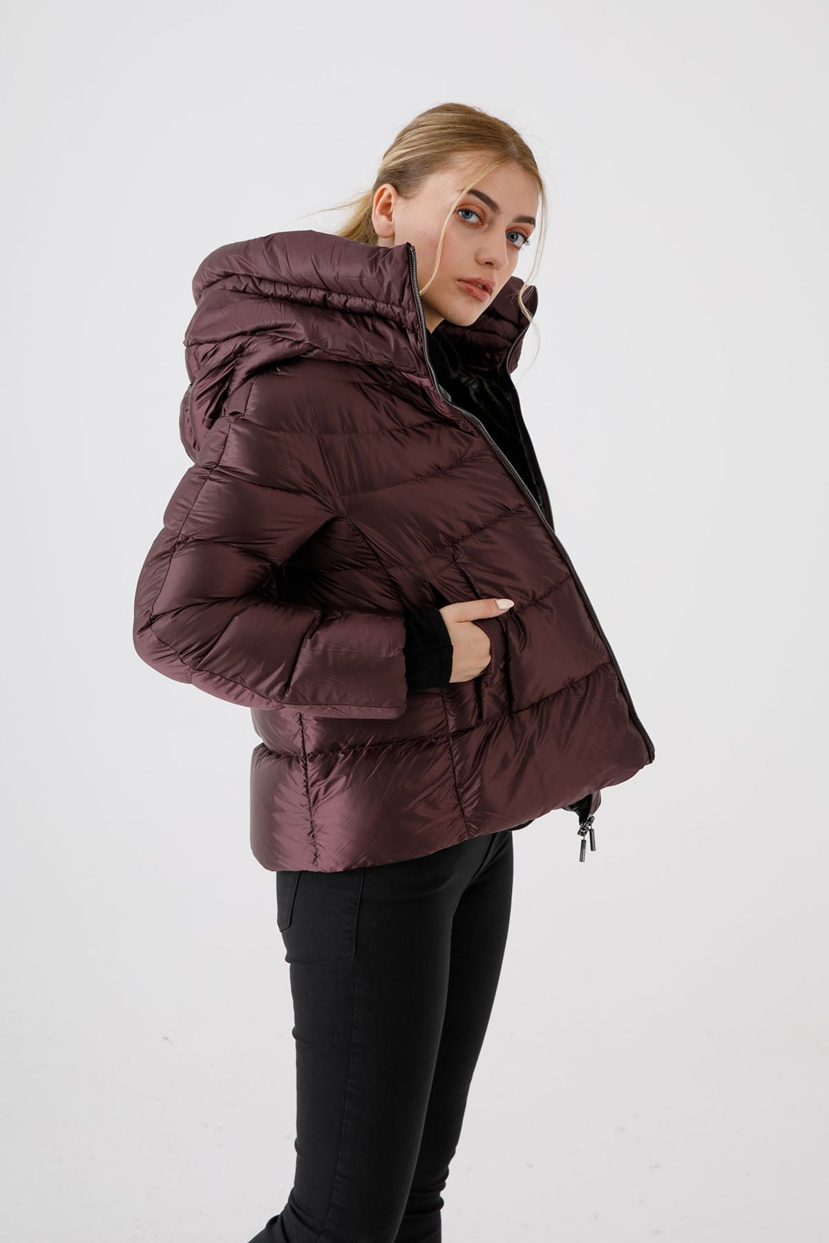 Hetrego Dafne Yüksek Yaka Puffer Mont-Libas Trendy Fashion Store