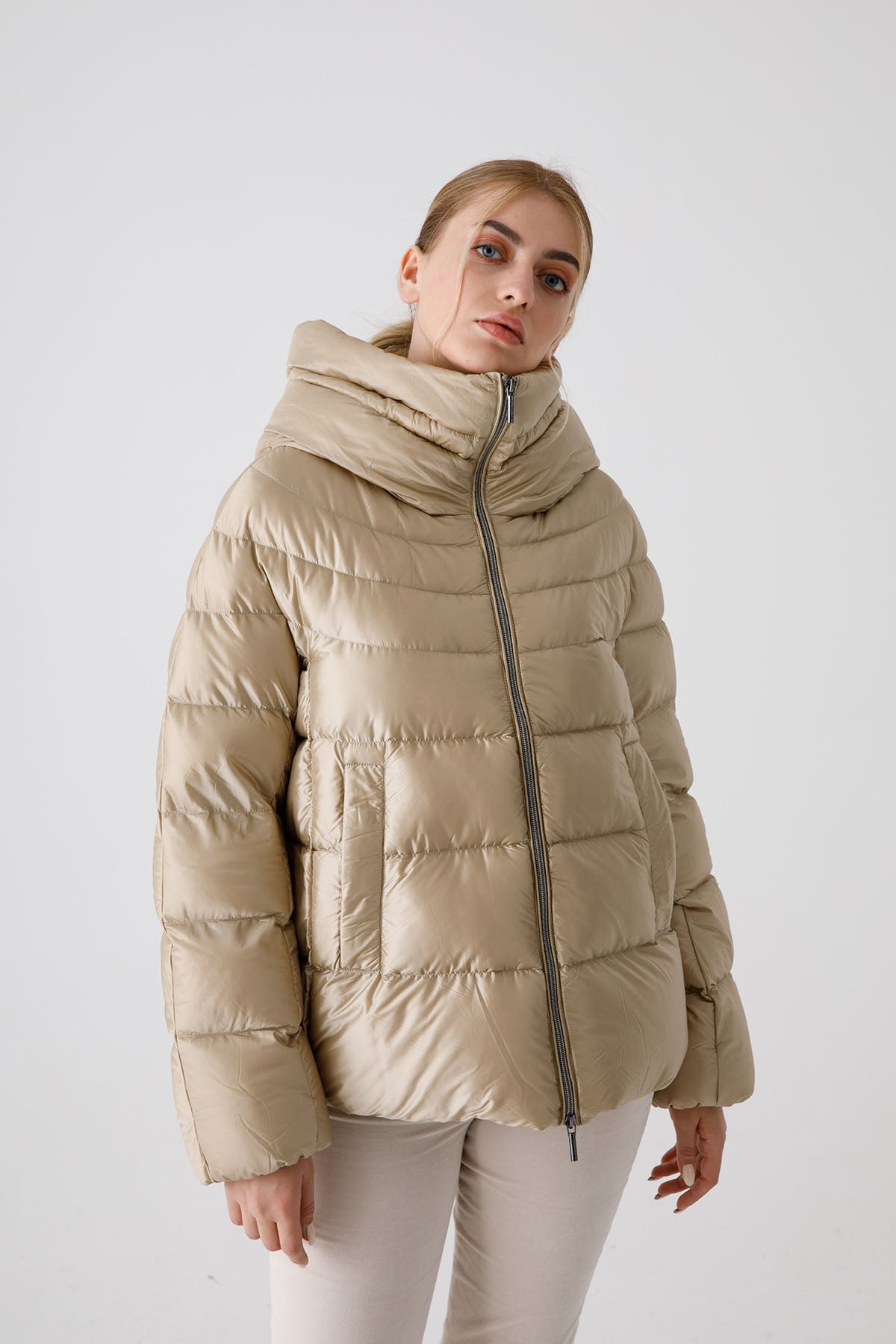 Hetrego Dafne Yüksek Yaka Puffer Mont-Libas Trendy Fashion Store