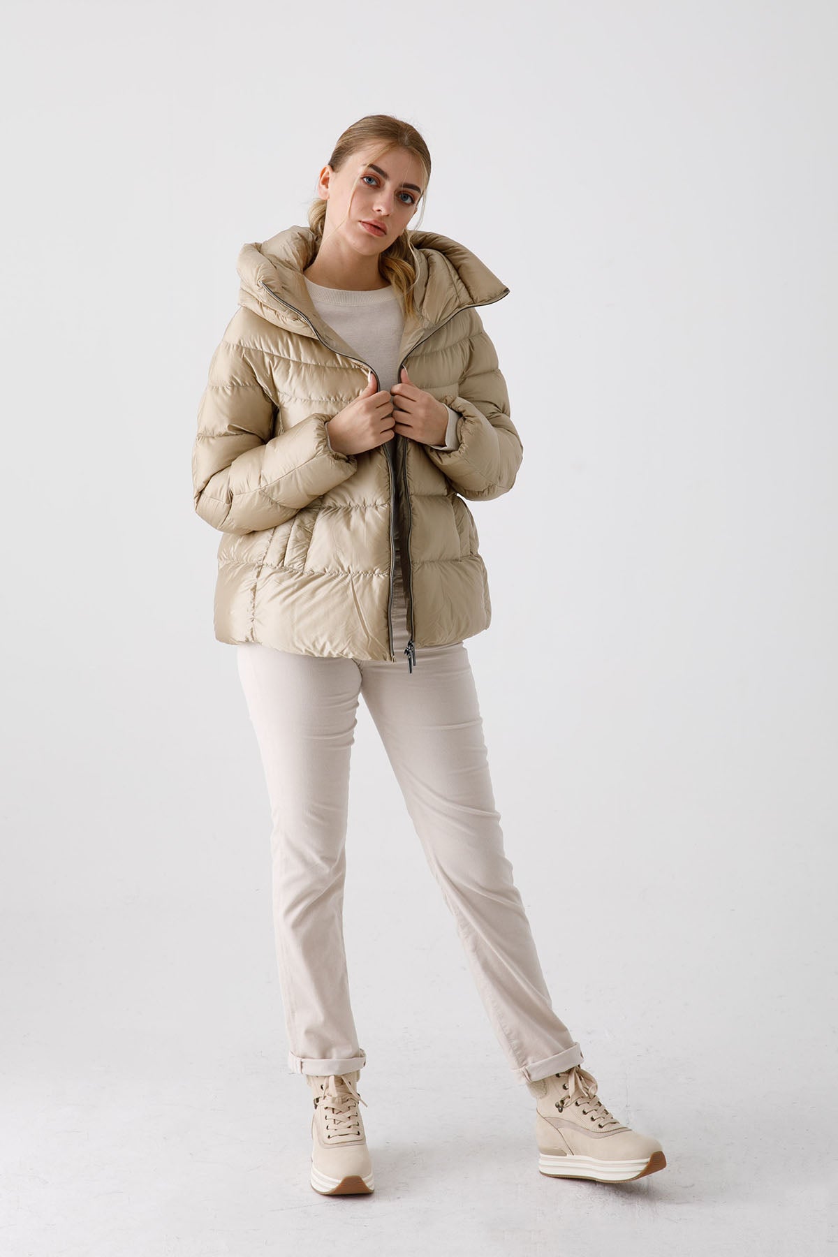 Hetrego Dafne Yüksek Yaka Puffer Mont-Libas Trendy Fashion Store