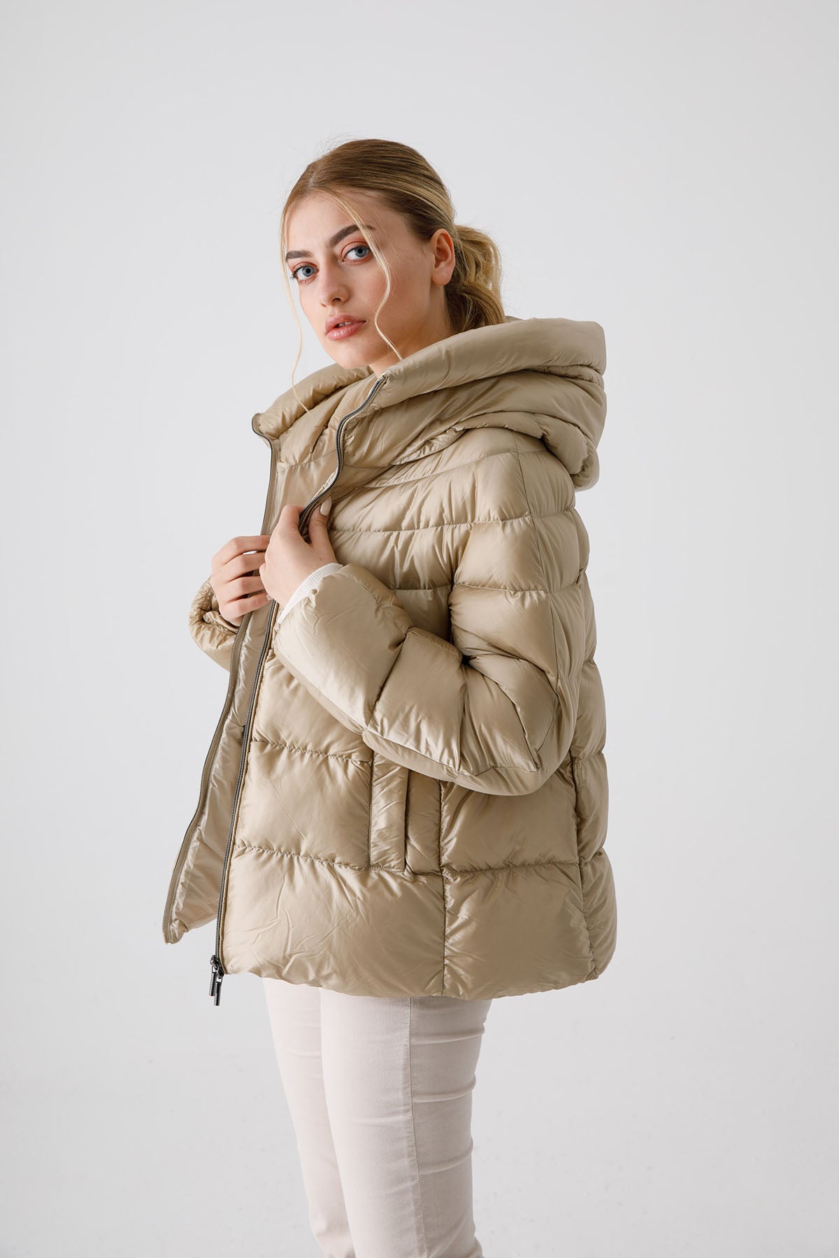 Hetrego Dafne Yüksek Yaka Puffer Mont-Libas Trendy Fashion Store