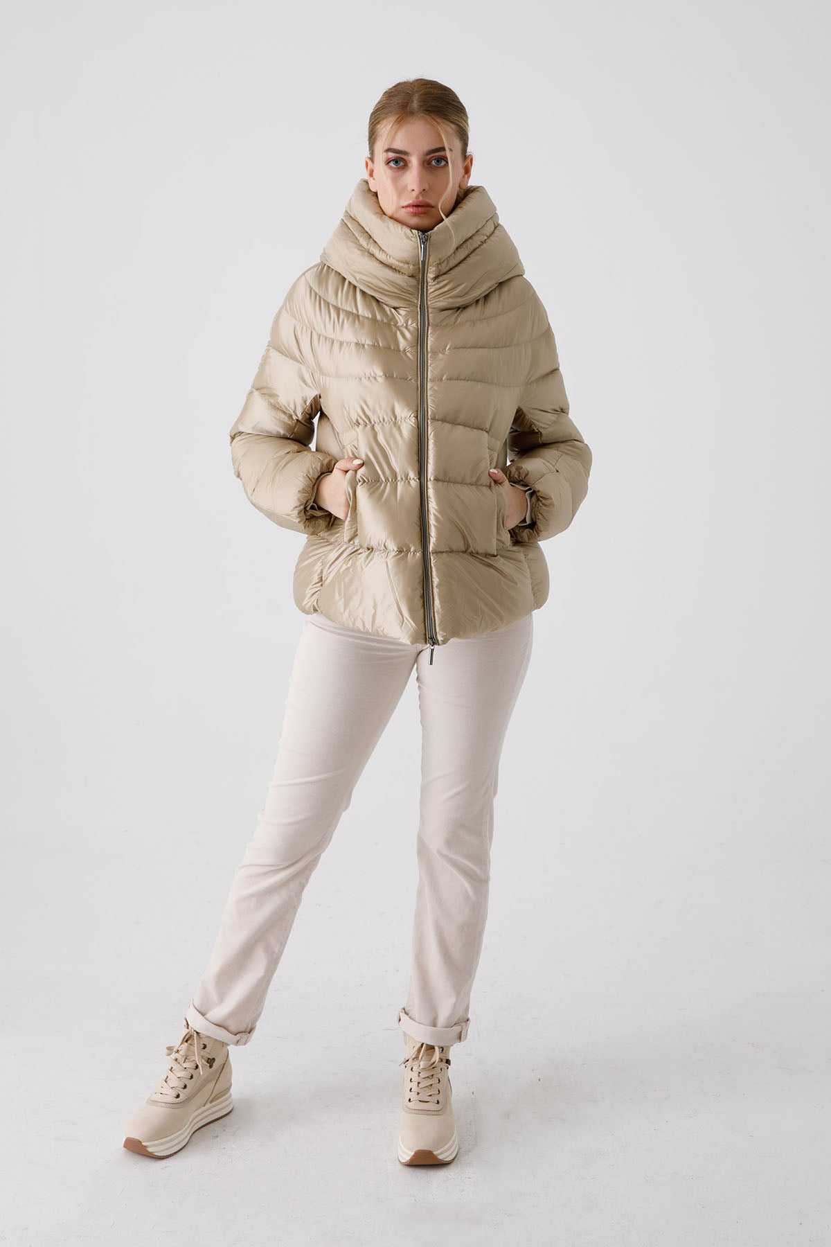 Hetrego Dafne Yüksek Yaka Puffer Mont-Libas Trendy Fashion Store
