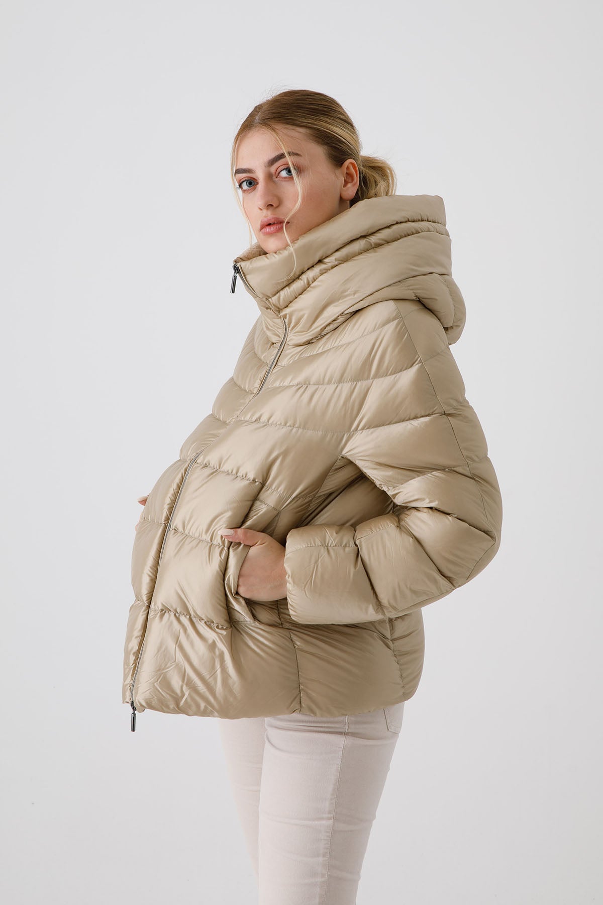 Hetrego Dafne Yüksek Yaka Puffer Mont-Libas Trendy Fashion Store