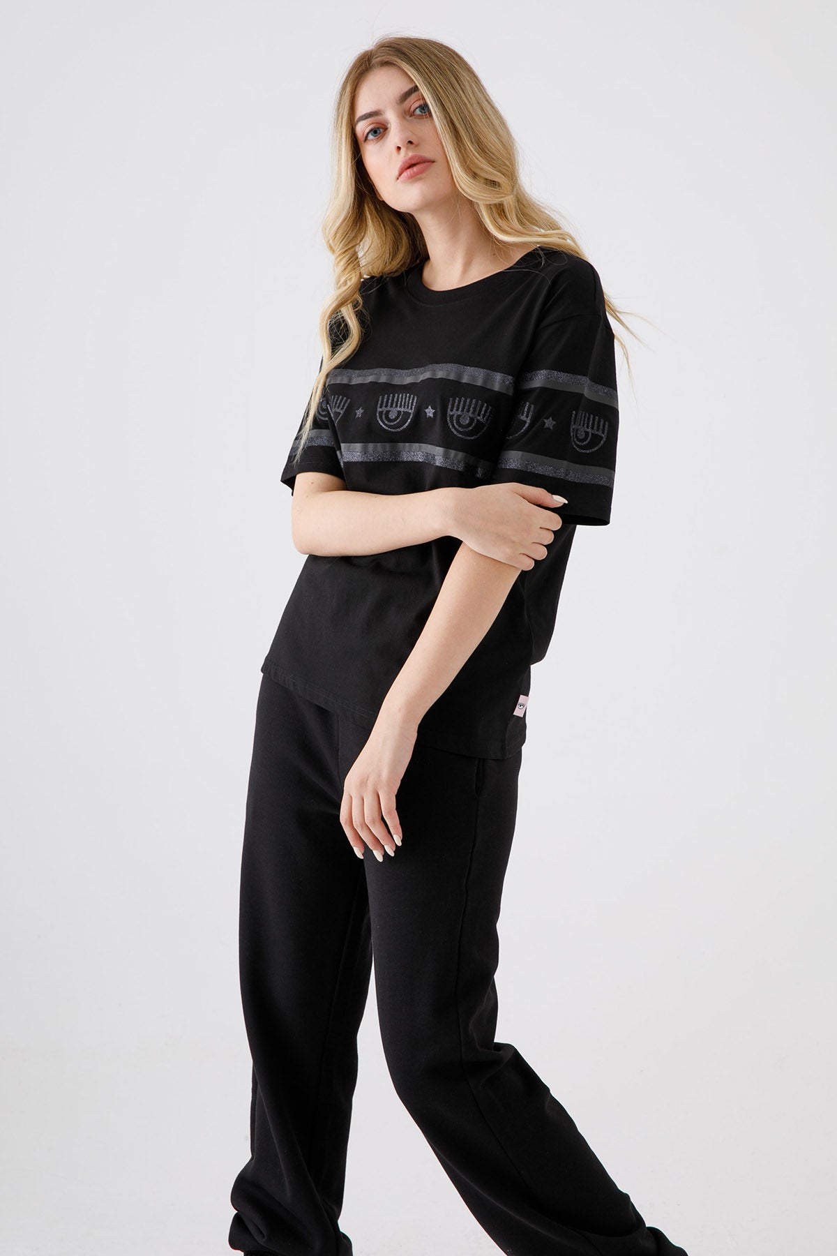 Chiara Ferragni Winking Eye T-shirt-Libas Trendy Fashion Store