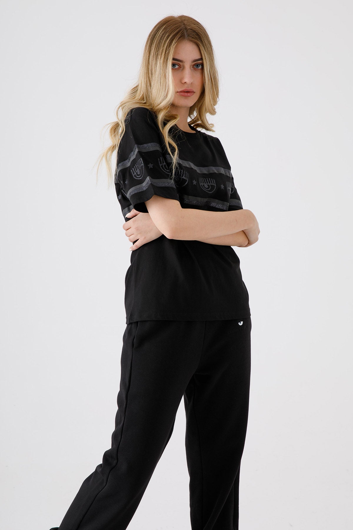 Chiara Ferragni Winking Eye T-shirt-Libas Trendy Fashion Store