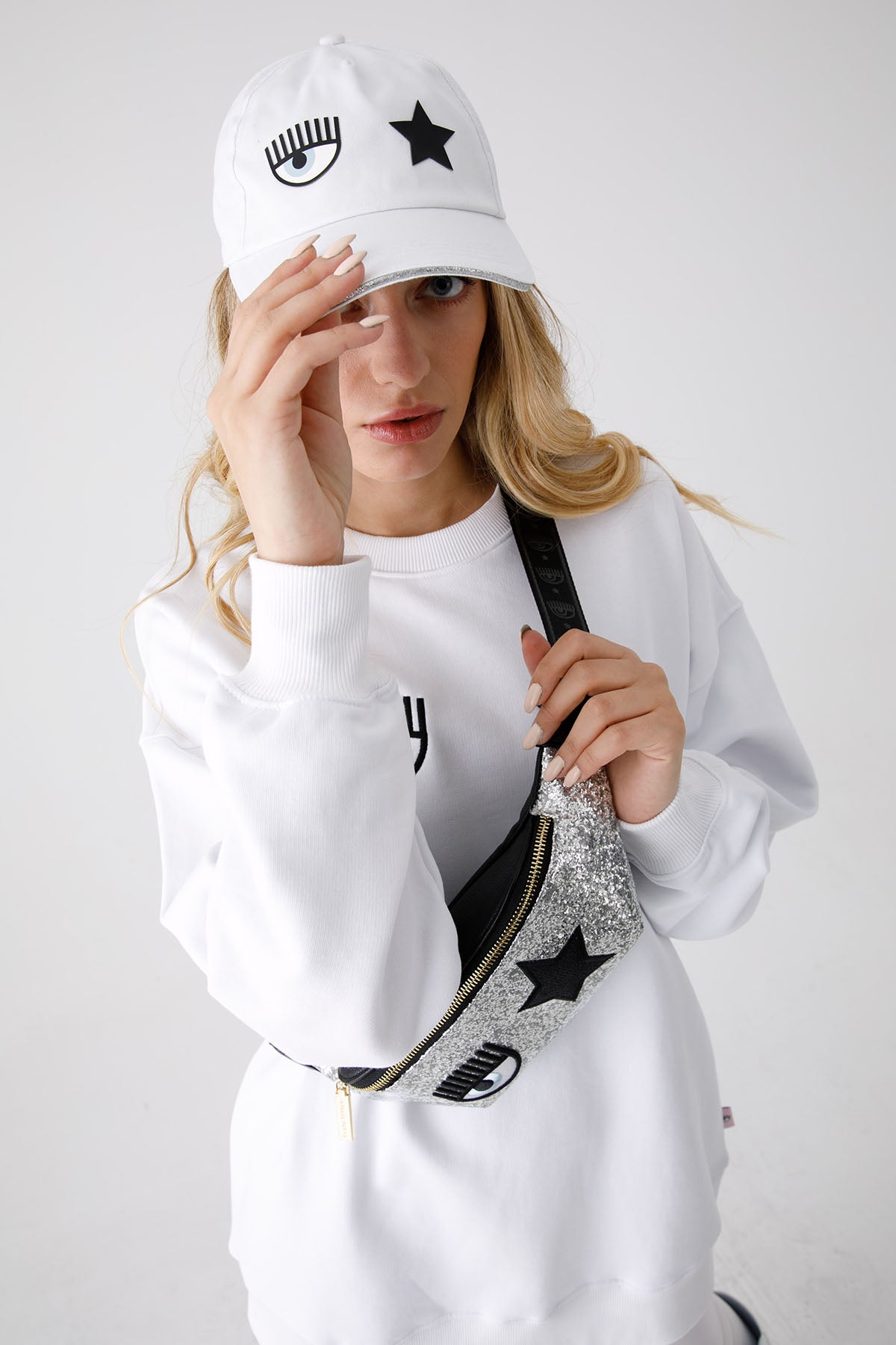 Chiara Ferragni Winking Eye Over Sweatshirt-Libas Trendy Fashion Store