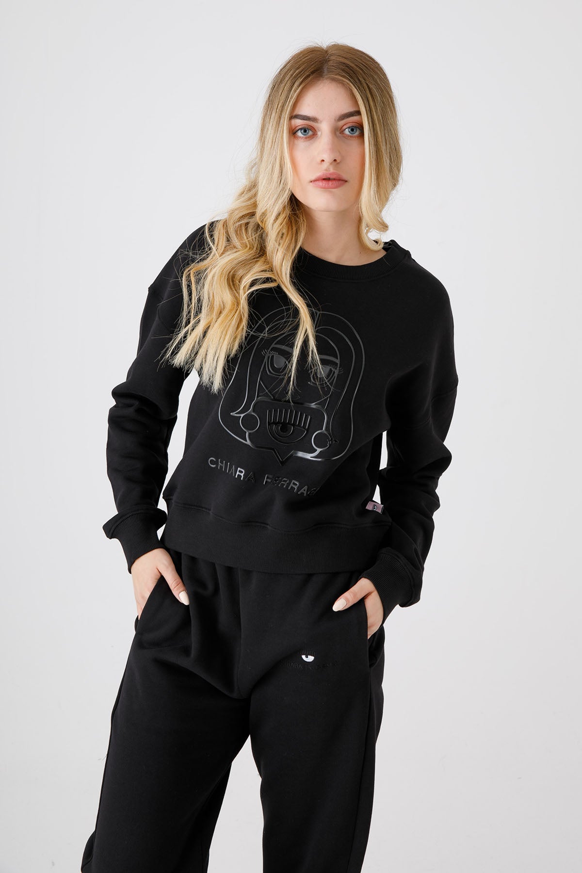 Chiara Ferragni Maskot Logolu Sweatshirt-Libas Trendy Fashion Store