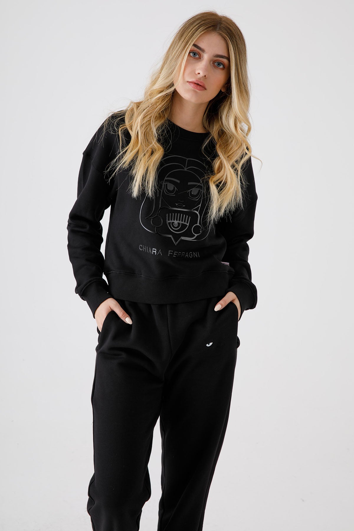 Chiara Ferragni Maskot Logolu Sweatshirt-Libas Trendy Fashion Store
