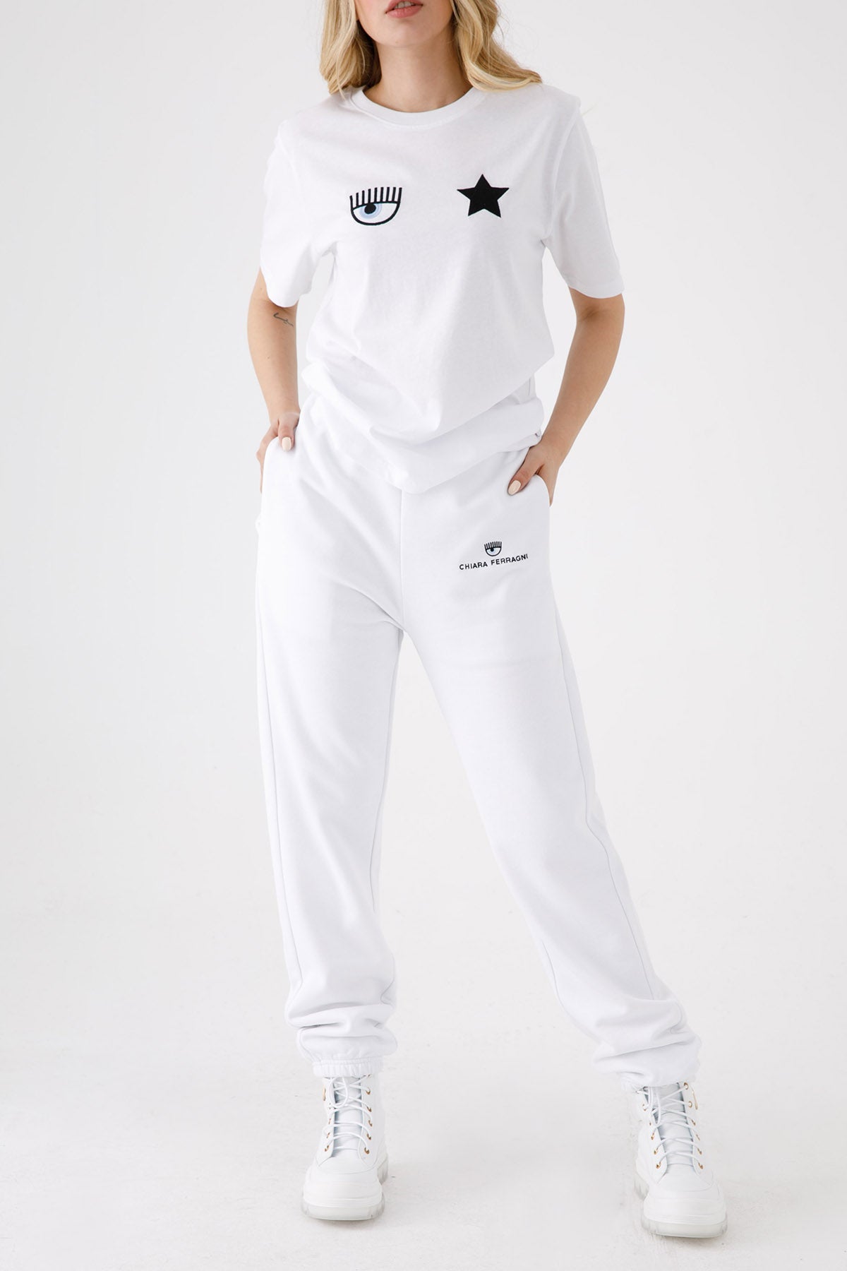 Chiara Ferragni Logolu Yüksek Bel Eşofman Altı-Libas Trendy Fashion Store