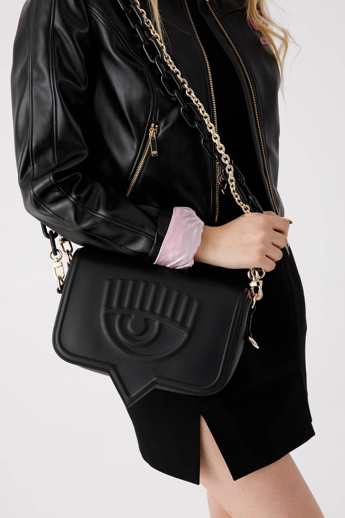 Chiara Ferragni Zincir Askılı Winking Eye Çanta-Libas Trendy Fashion Store