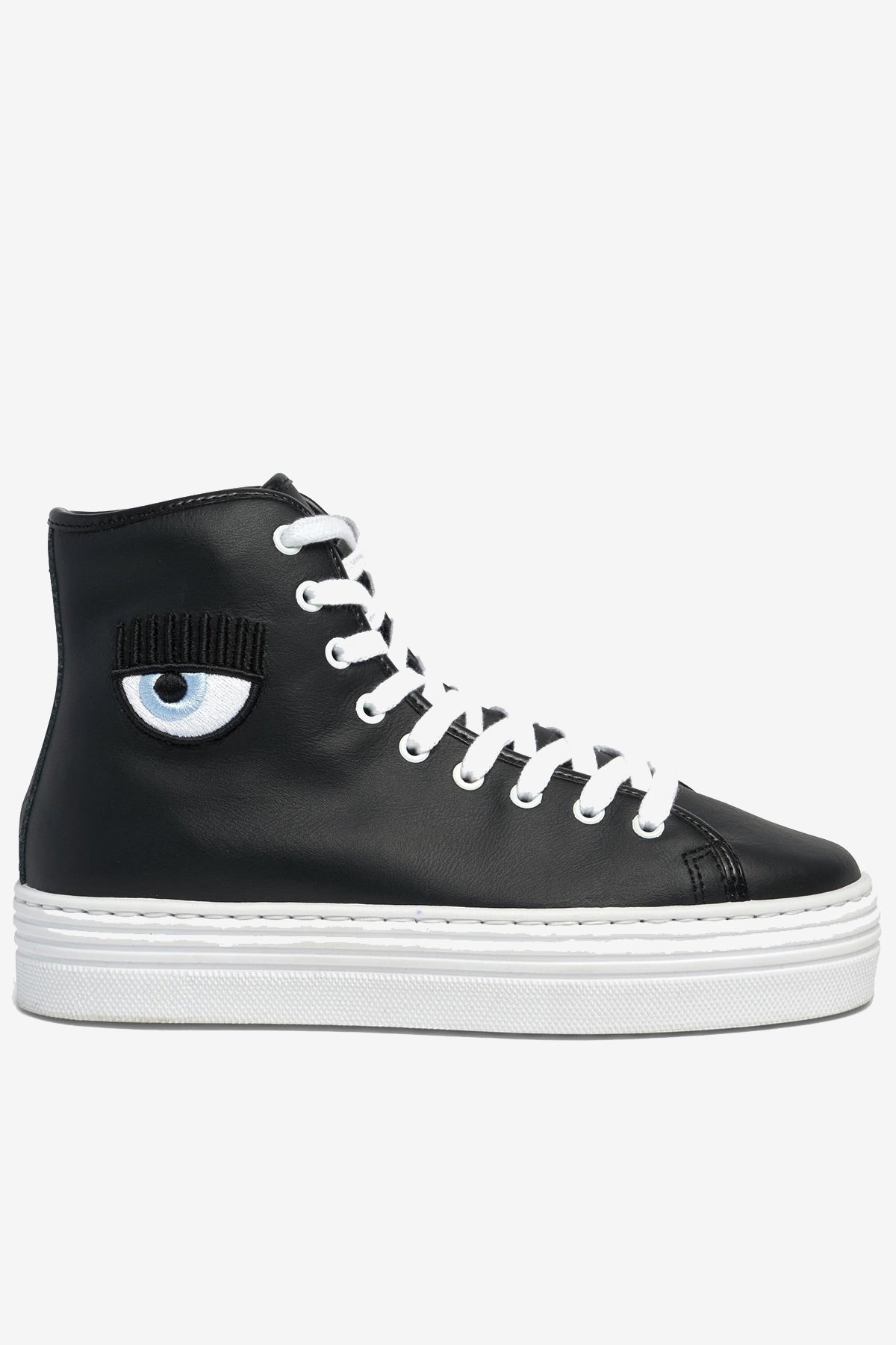 Chiara Ferragni Göz Logolu Deri Sneaker Bot-Libas Trendy Fashion Store