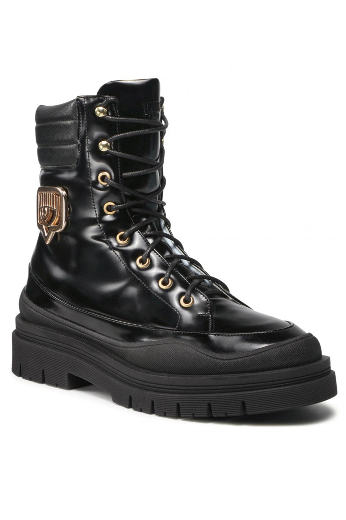 Chiara Ferragni Metal Logolu Deri Bot-Libas Trendy Fashion Store