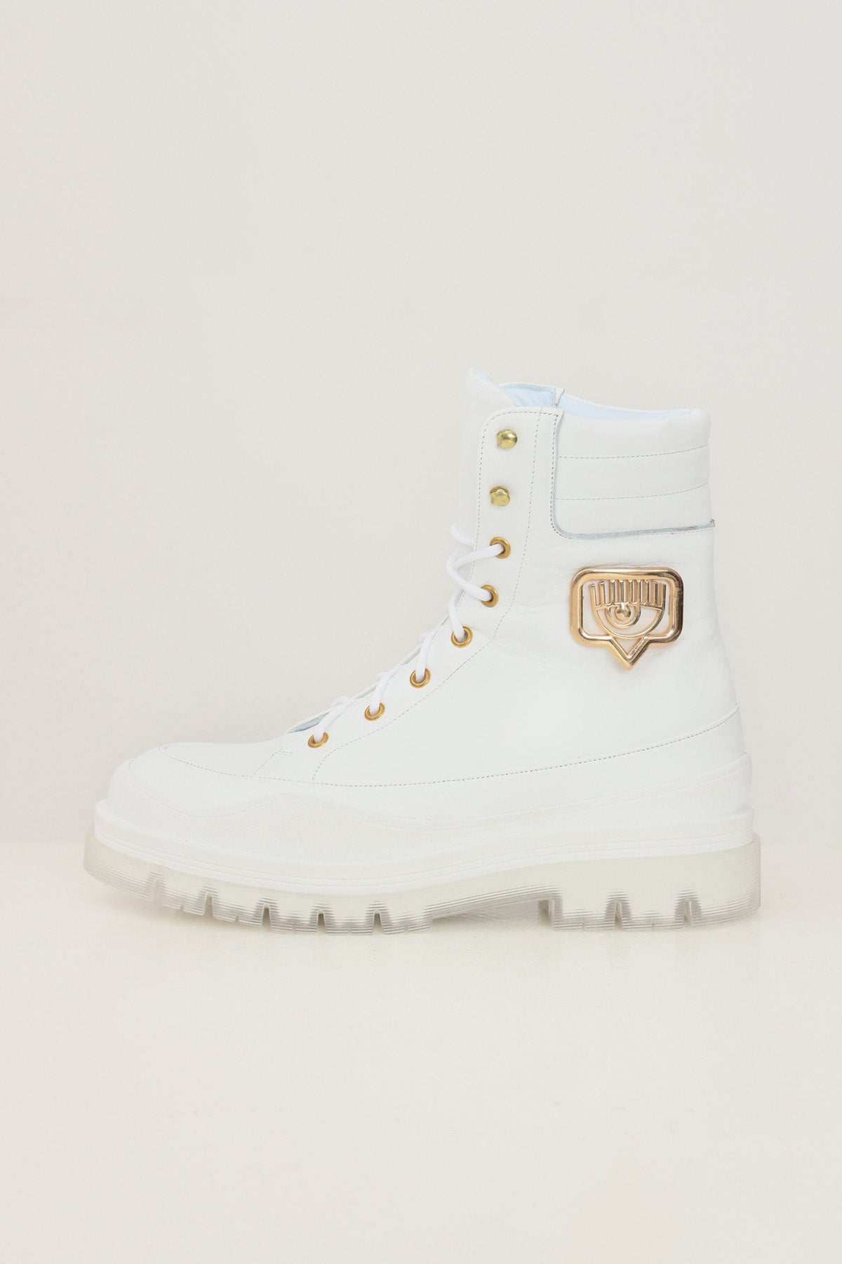 Chiara Ferragni Metal Logolu Deri Bot-Libas Trendy Fashion Store