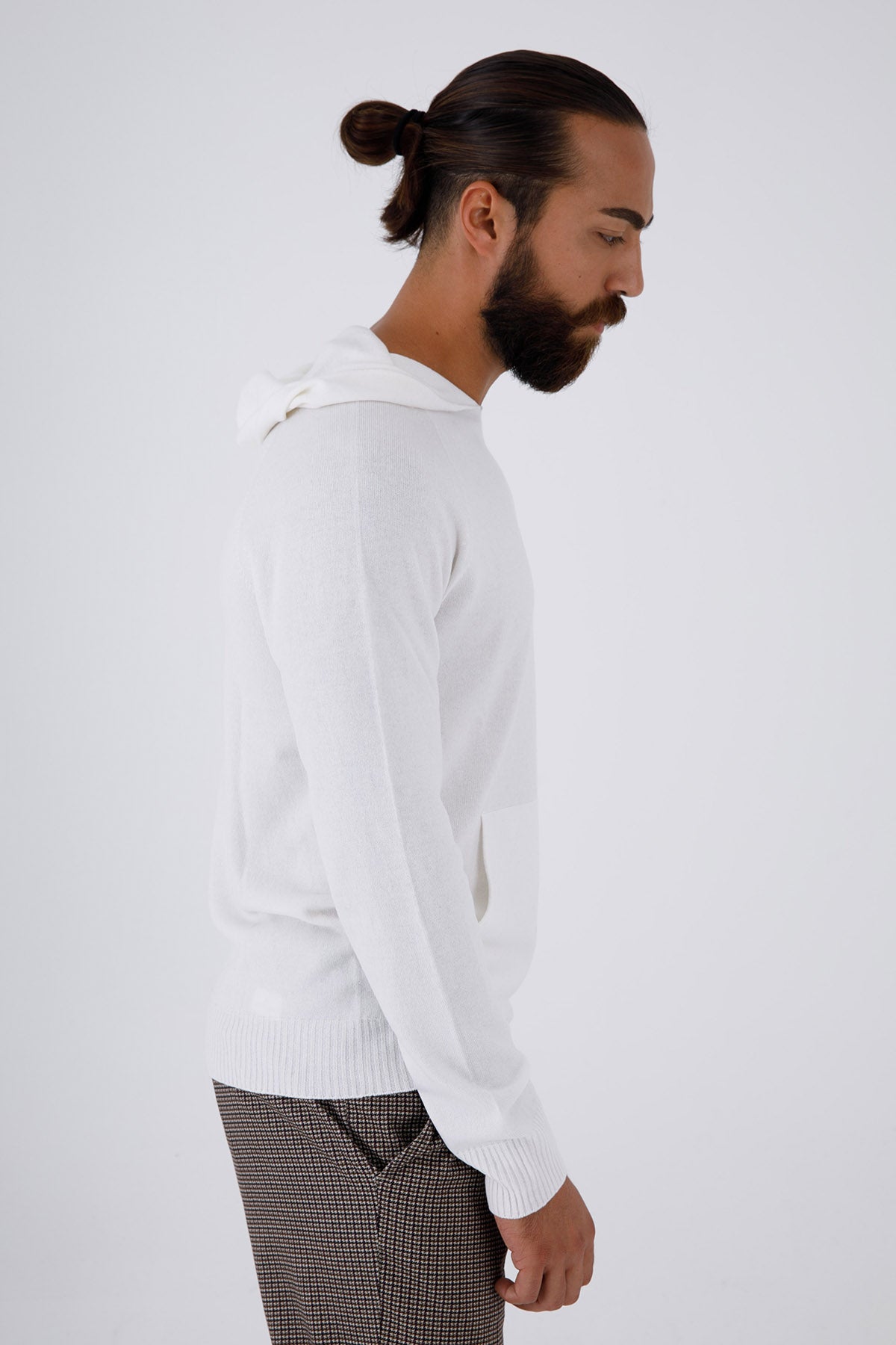 Gran Sasso Kapüşonlu Kaşmirli Yün Triko-Libas Trendy Fashion Store