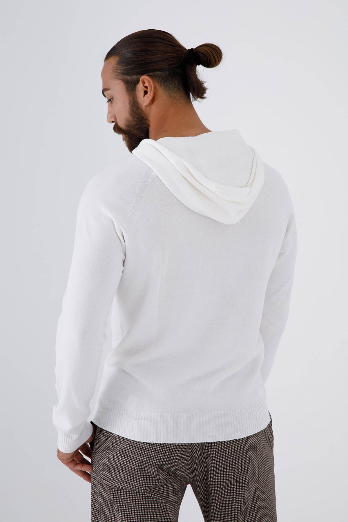 Gran Sasso Kapüşonlu Kaşmirli Yün Triko-Libas Trendy Fashion Store