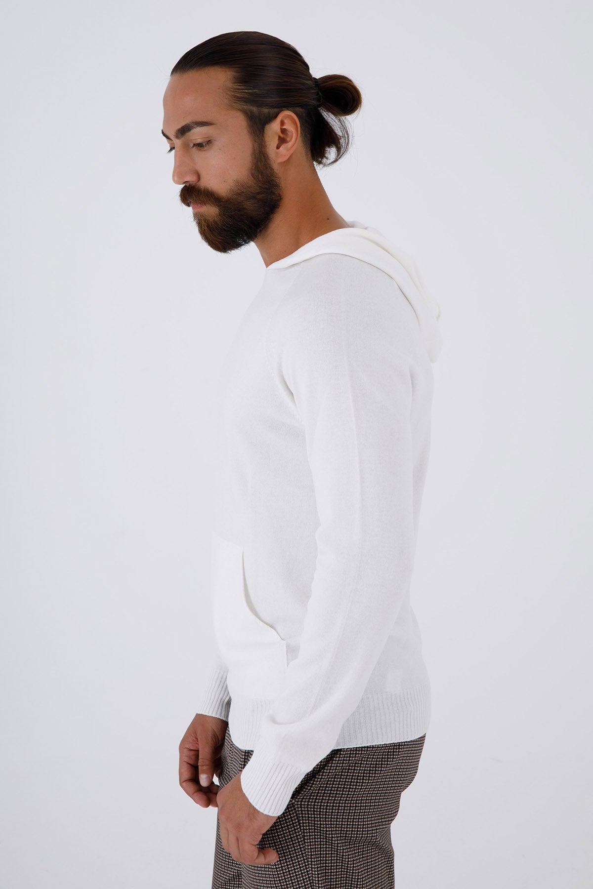 Gran Sasso Kapüşonlu Kaşmirli Yün Triko-Libas Trendy Fashion Store