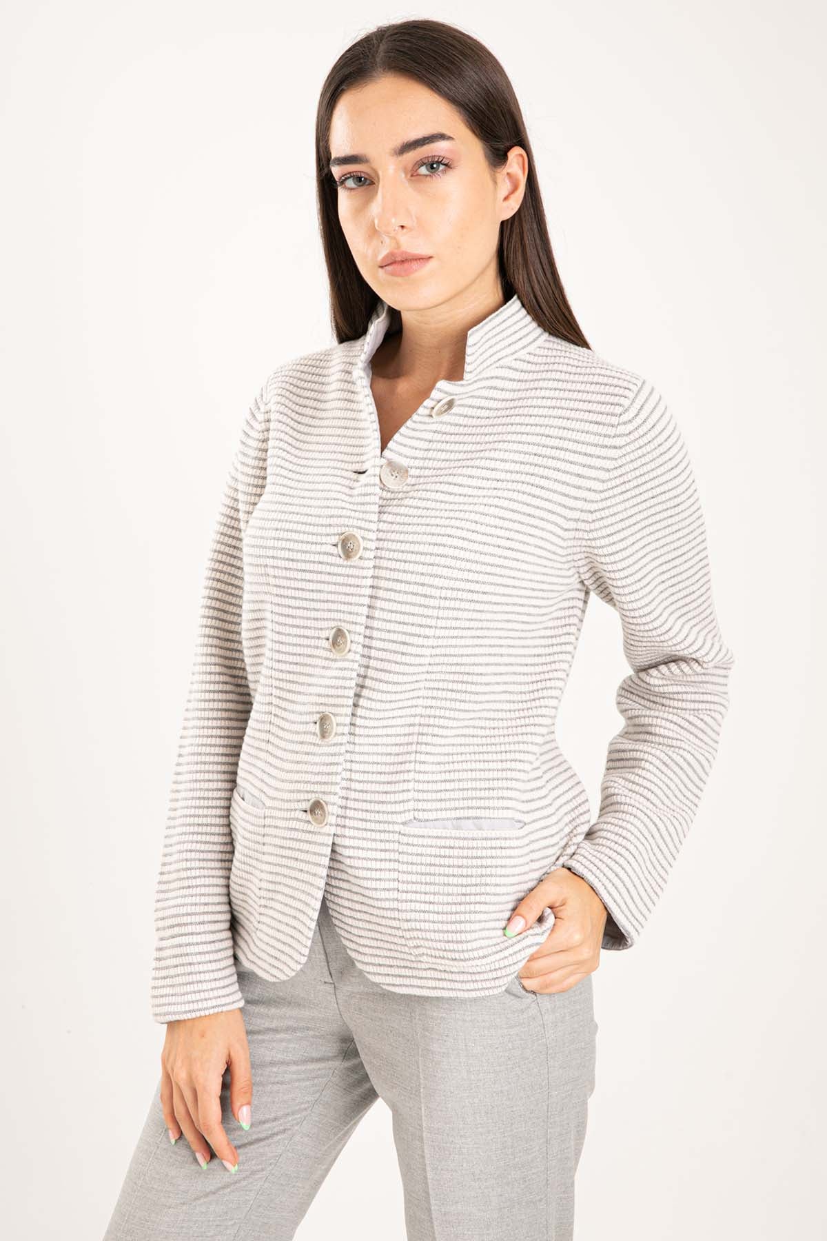 Tonet İpek Ve Kaşmirli Yün Ceket-Libas Trendy Fashion Store