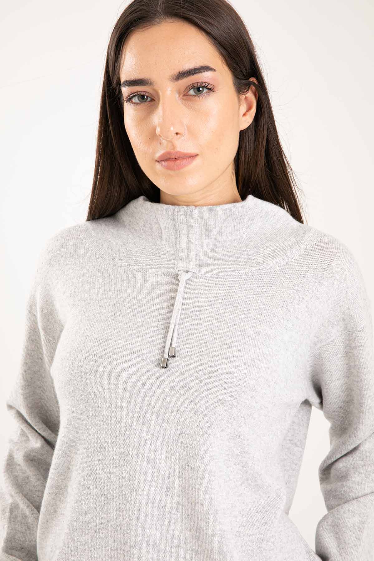 Tonet İpek Ve Kaşmirli Yüksek Yaka Yün Triko-Libas Trendy Fashion Store