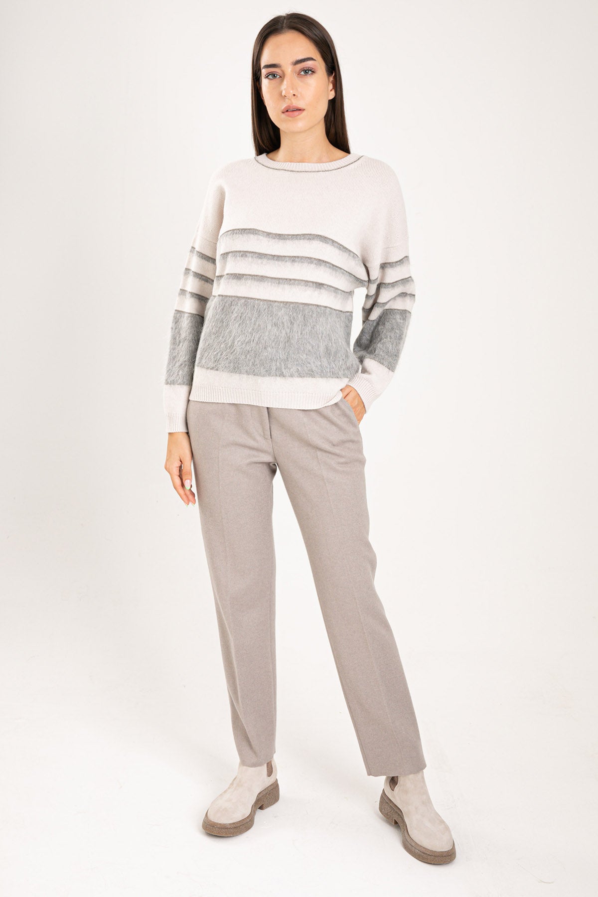 Tonet Balıkçı Yaka Kaşmirli Yün Triko-Libas Trendy Fashion Store