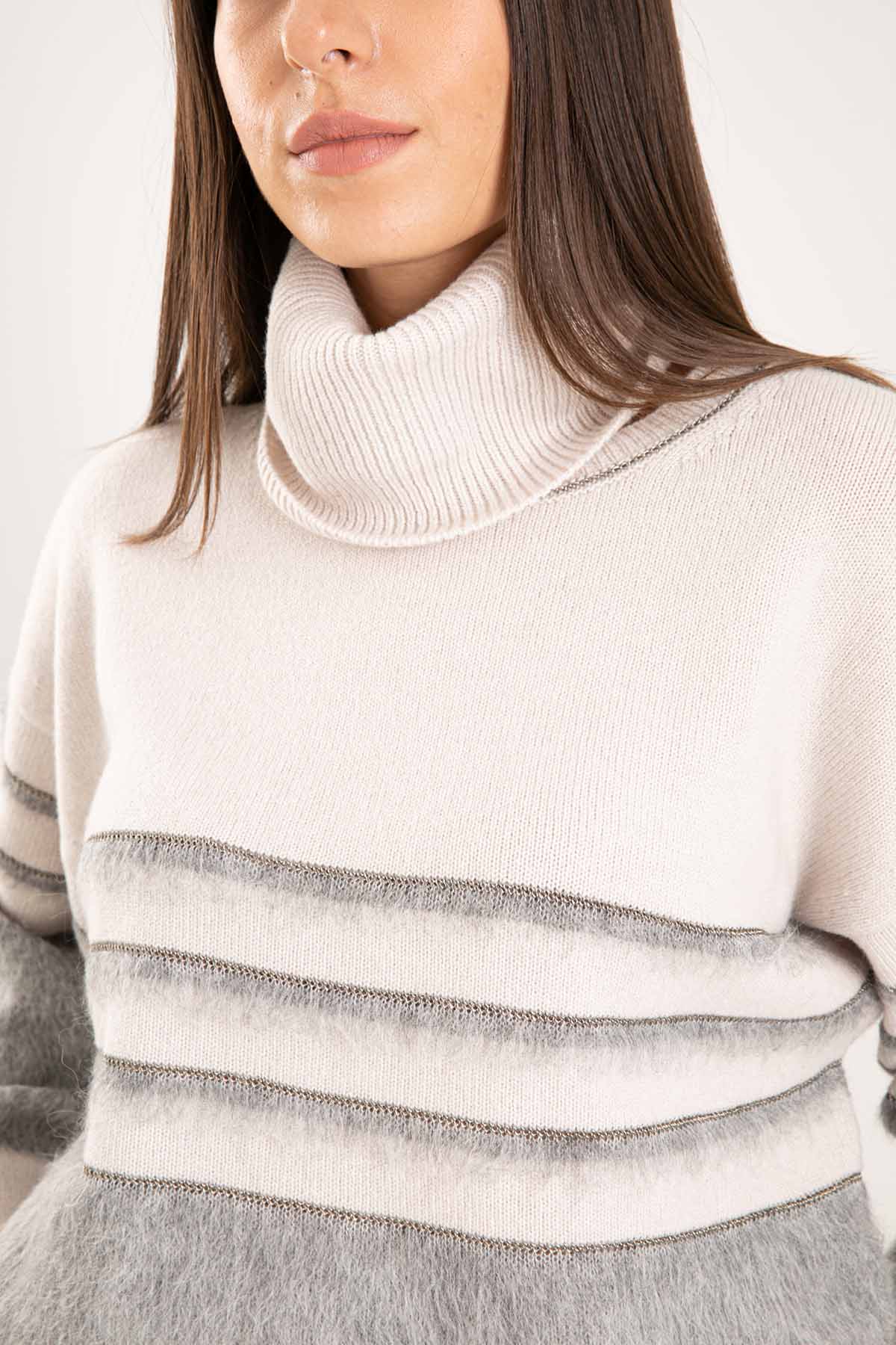 Tonet Balıkçı Yaka Kaşmirli Yün Triko-Libas Trendy Fashion Store