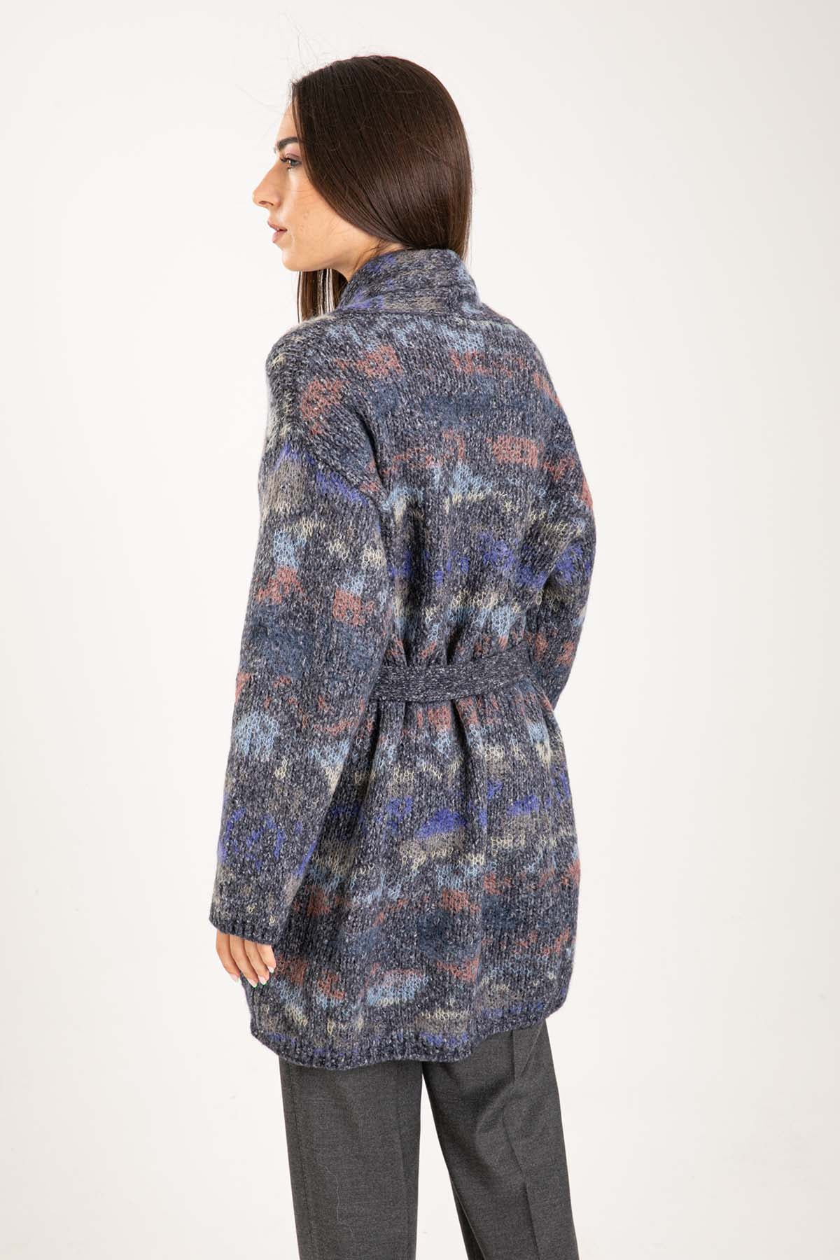 Tonet Belden Kuşaklı Kaşmirli Yün Ceket-Libas Trendy Fashion Store