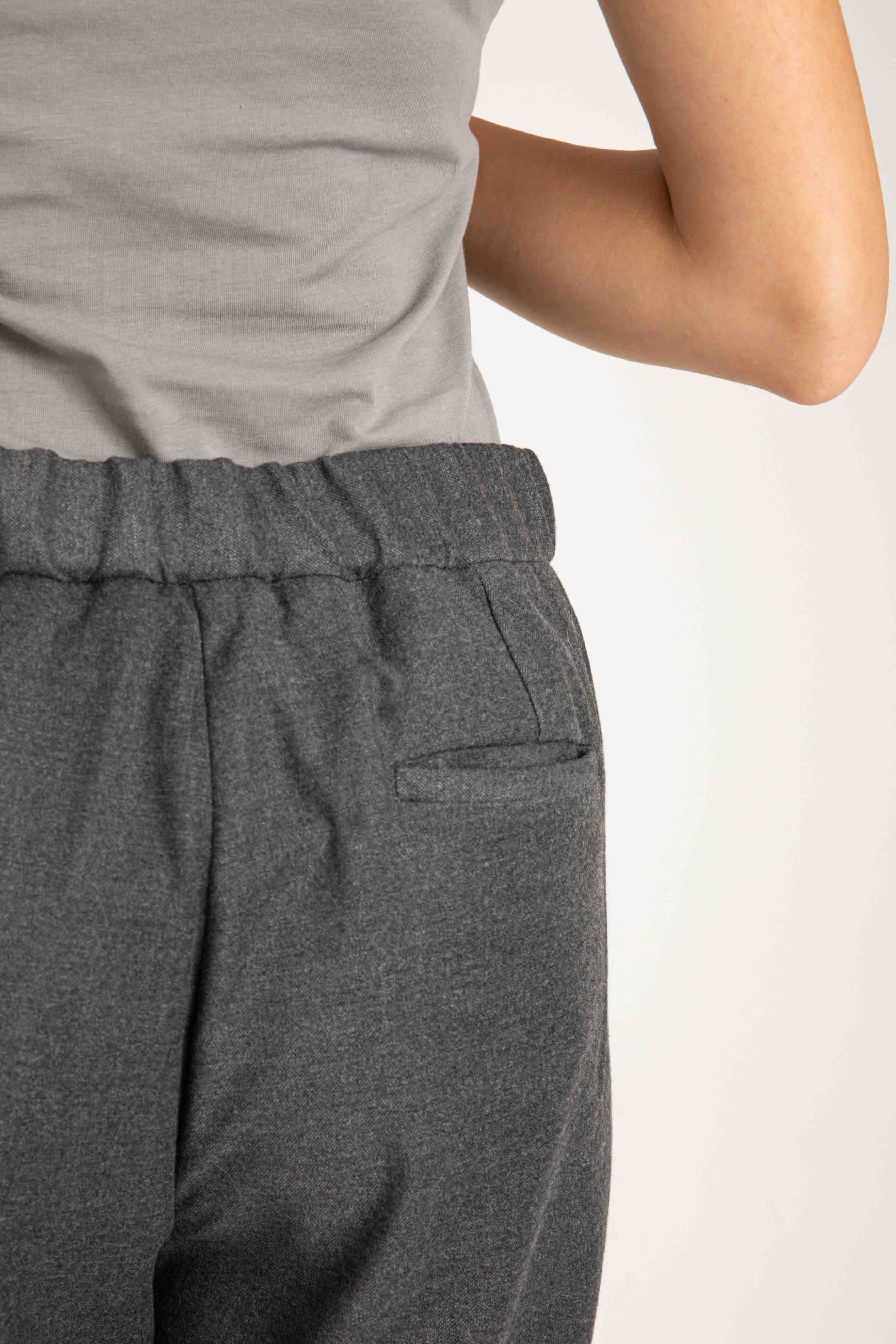 Tonet Duble Paça Streç Yün Pantolon-Libas Trendy Fashion Store