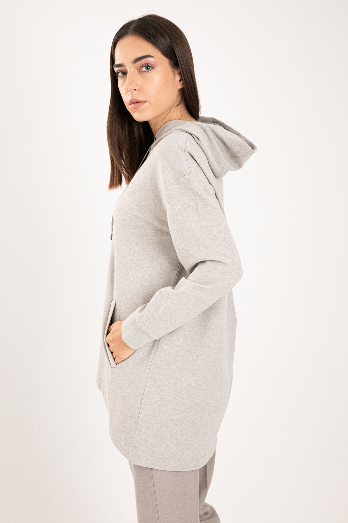 Tonet Rahat Kesim Kapüşonlu Sweatshirt-Libas Trendy Fashion Store